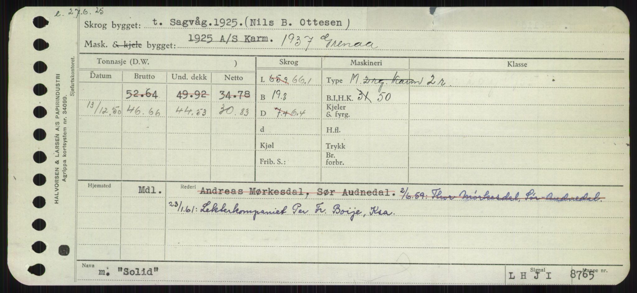 Sjøfartsdirektoratet med forløpere, Skipsmålingen, RA/S-1627/H/Ha/L0005/0002: Fartøy, S-Sven / Fartøy, Skjo-Sven, s. 205