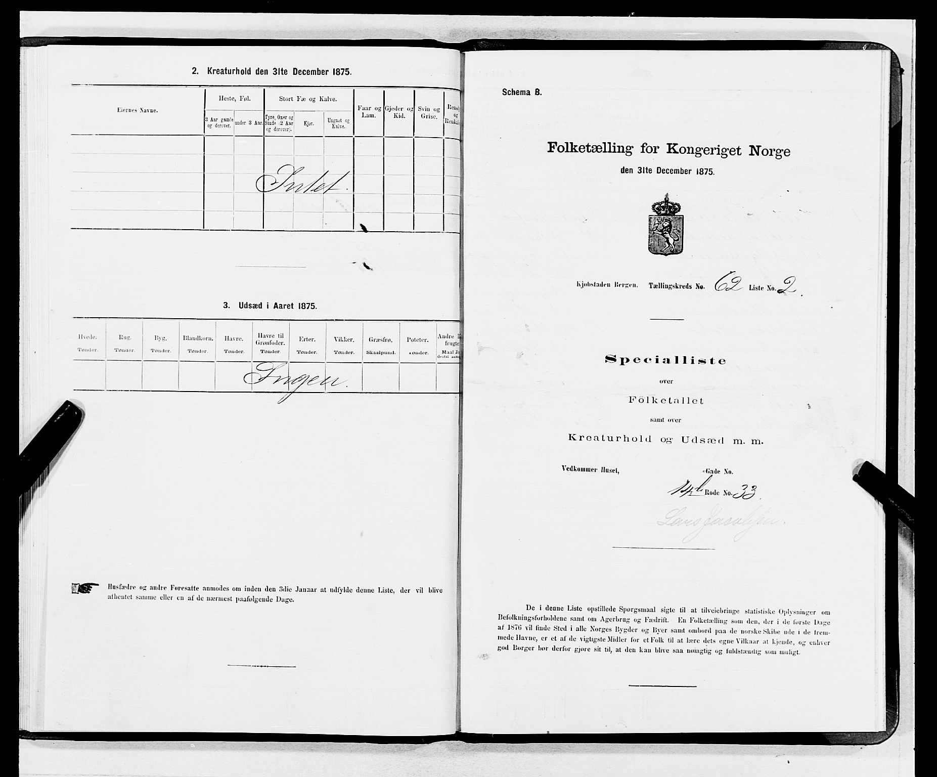 SAB, Folketelling 1875 for 1301 Bergen kjøpstad, 1875, s. 3281