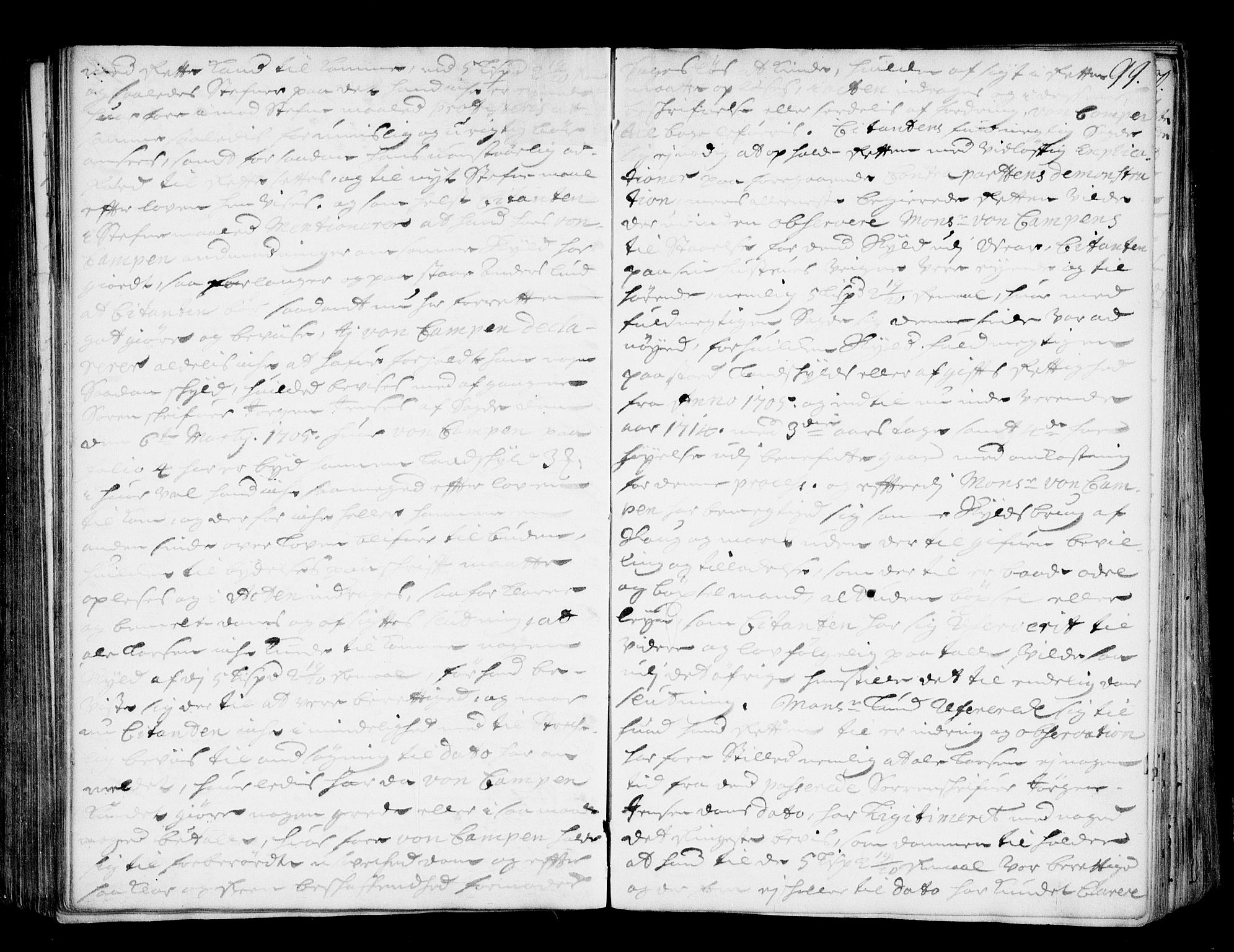 Lier, Røyken og Hurum sorenskriveri, AV/SAKO-A-89/F/Fa/L0043: Tingbok, 1712-1716, s. 99