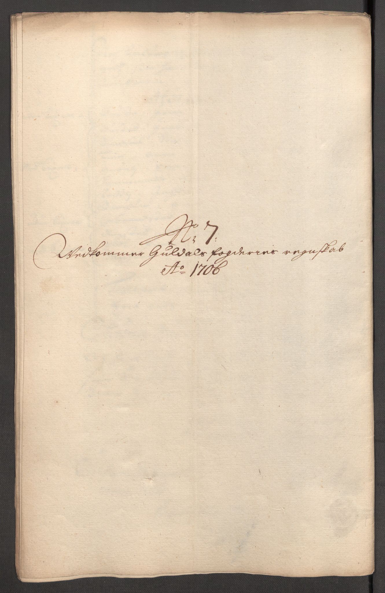 Rentekammeret inntil 1814, Reviderte regnskaper, Fogderegnskap, RA/EA-4092/R60/L3956: Fogderegnskap Orkdal og Gauldal, 1706, s. 308