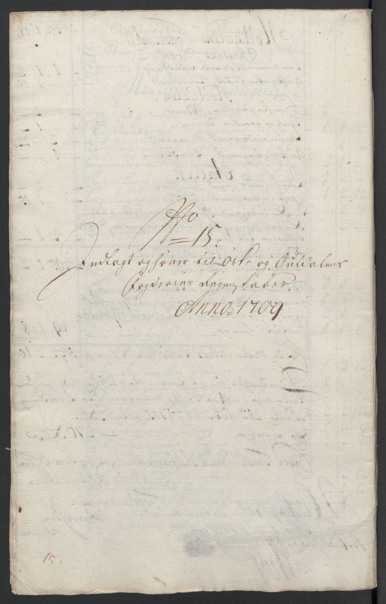 Rentekammeret inntil 1814, Reviderte regnskaper, Fogderegnskap, RA/EA-4092/R60/L3959: Fogderegnskap Orkdal og Gauldal, 1709, s. 273