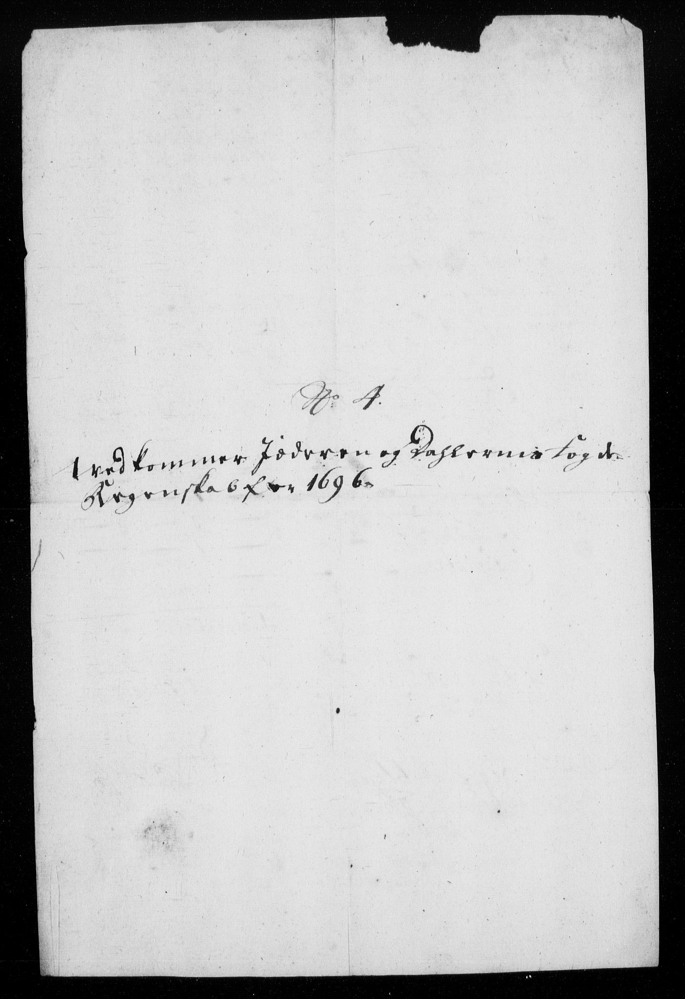 Rentekammeret inntil 1814, Reviderte regnskaper, Fogderegnskap, RA/EA-4092/R46/L2728: Fogderegnskap Jæren og Dalane, 1694-1696, s. 422
