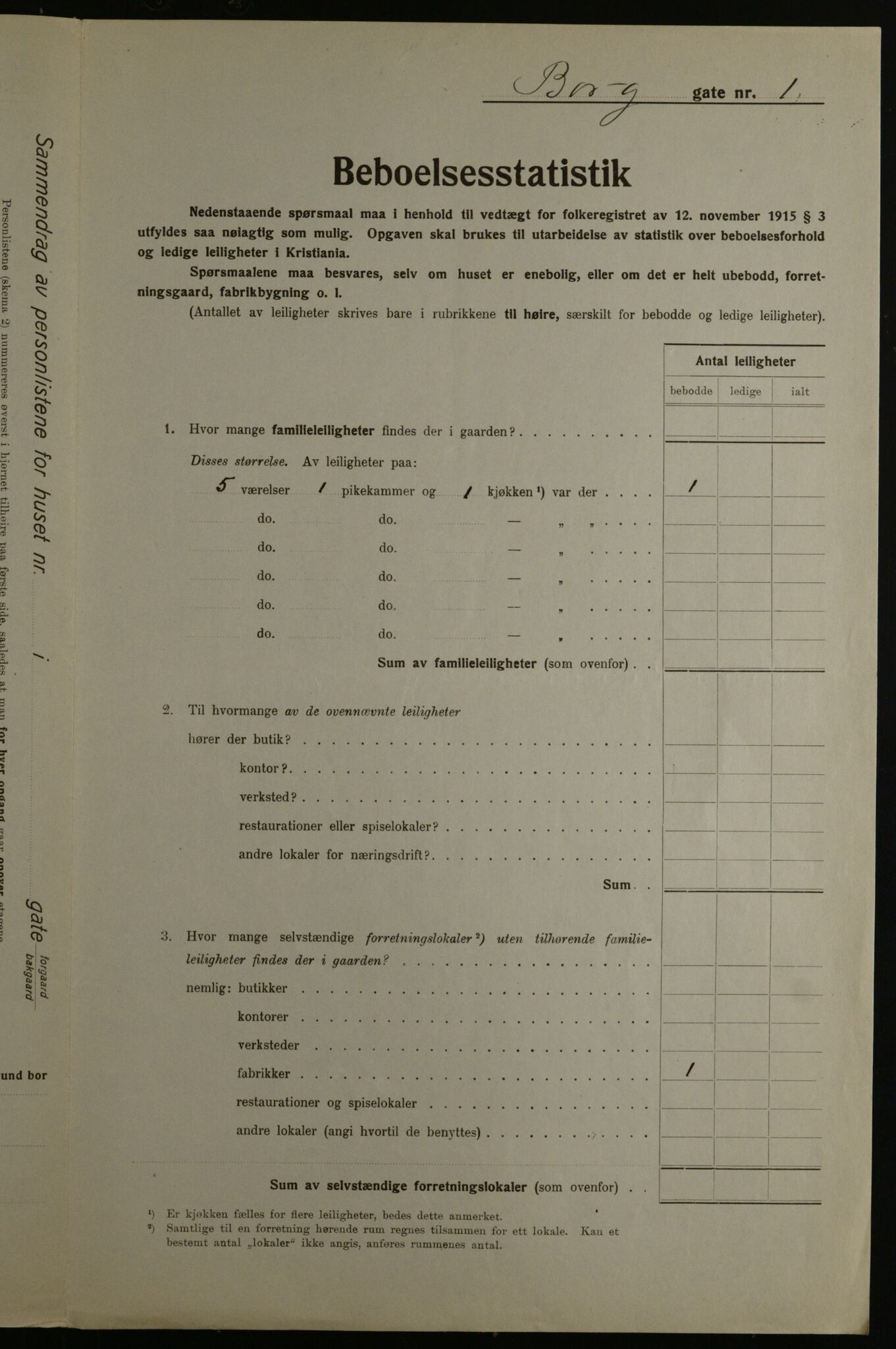 OBA, Kommunal folketelling 1.12.1923 for Kristiania, 1923, s. 8780