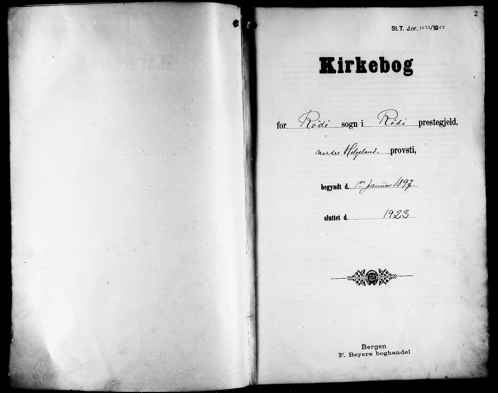 Ministerialprotokoller, klokkerbøker og fødselsregistre - Nordland, AV/SAT-A-1459/841/L0621: Klokkerbok nr. 841C05, 1897-1923, s. 2