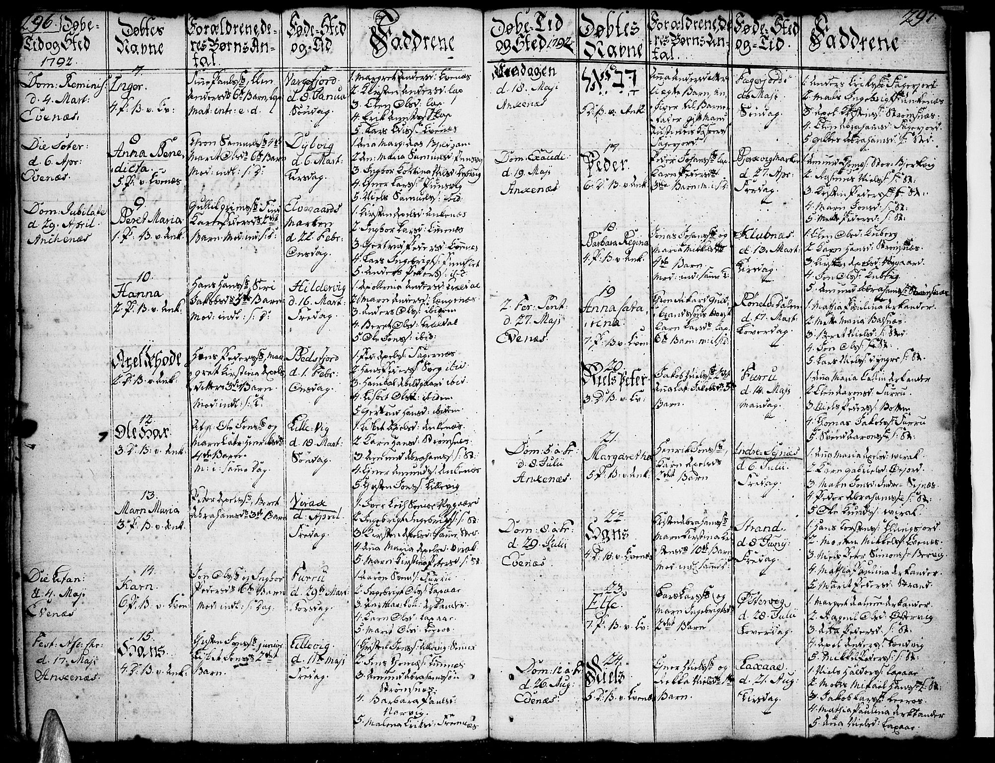 Ministerialprotokoller, klokkerbøker og fødselsregistre - Nordland, AV/SAT-A-1459/863/L0892: Ministerialbok nr. 863A04, 1765-1794, s. 296-297