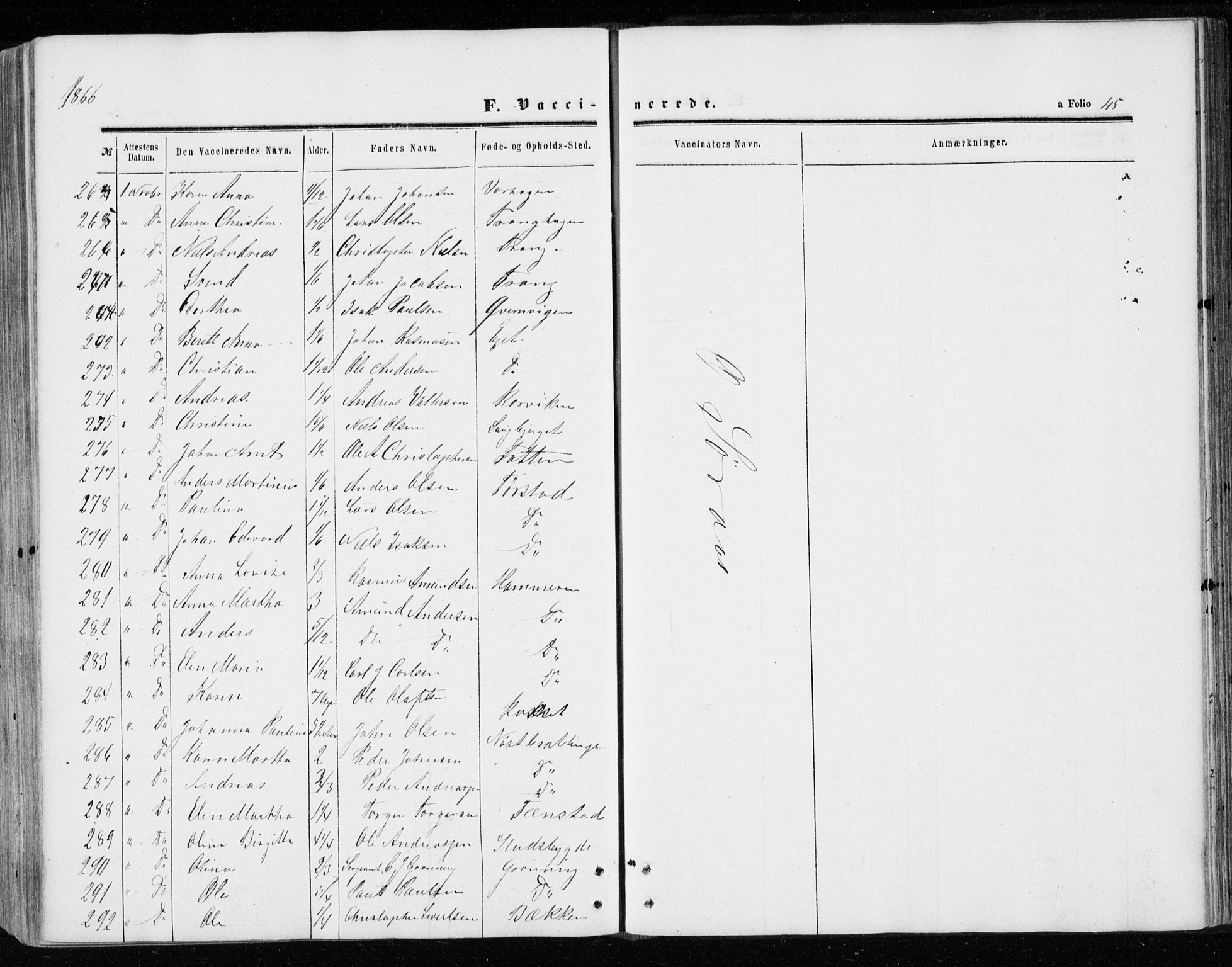 Ministerialprotokoller, klokkerbøker og fødselsregistre - Sør-Trøndelag, AV/SAT-A-1456/646/L0612: Ministerialbok nr. 646A10, 1858-1869, s. 45