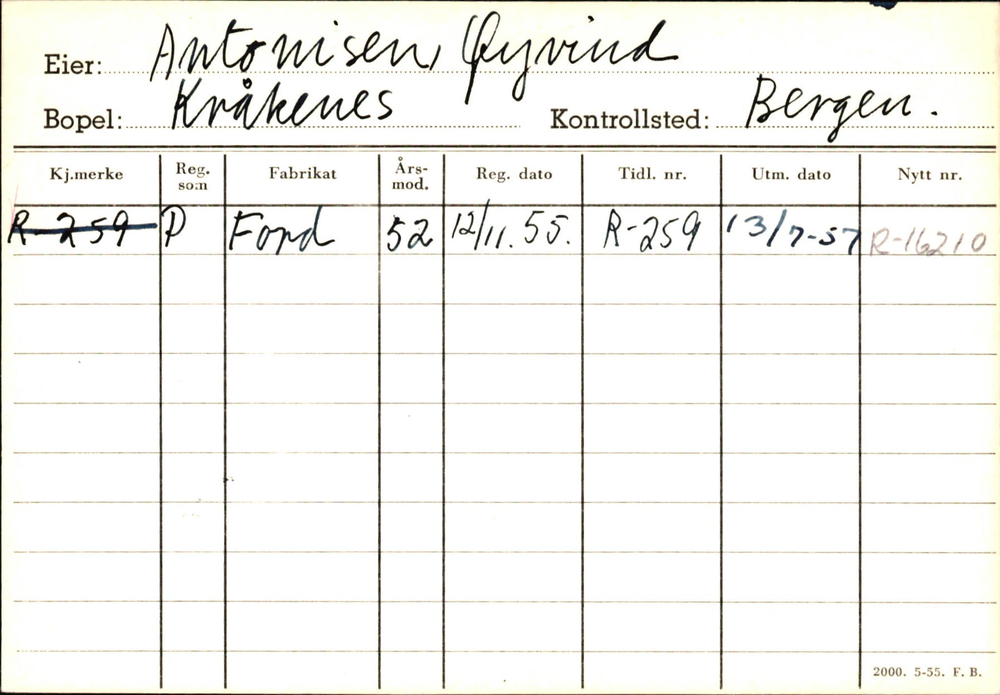 Statens vegvesen, Hordaland vegkontor, AV/SAB-A-5201/2/Ha/L0002: R-eierkort A, 1920-1971, s. 552