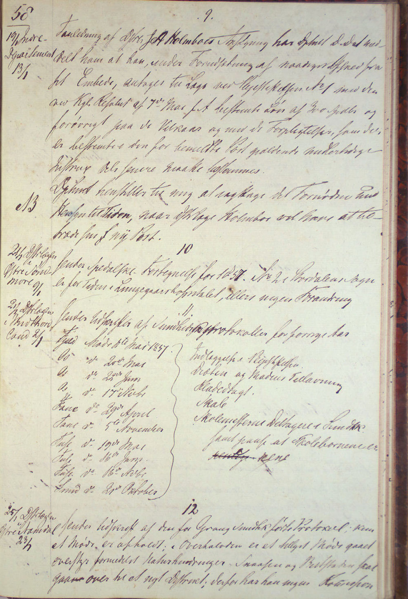 Lepraarkiver - Overlegen for den spedalske sykdom, AV/SAB-A-61001/B.c/L0001: Journal, 1854-1859, s. 229