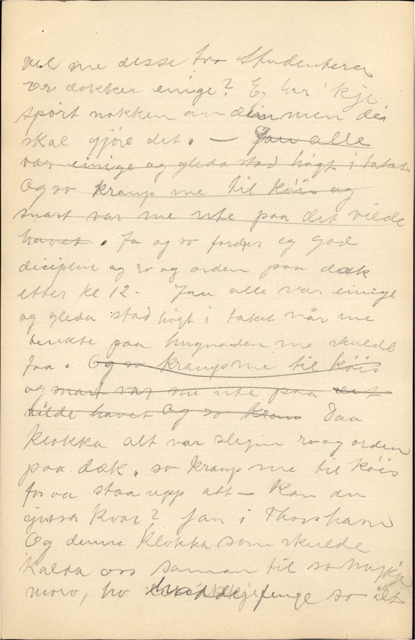 Samling etter Klara Semb, NSFF/KS/C/207: Mogleg manus til foredrag om Færøyturen i 1912, 1911