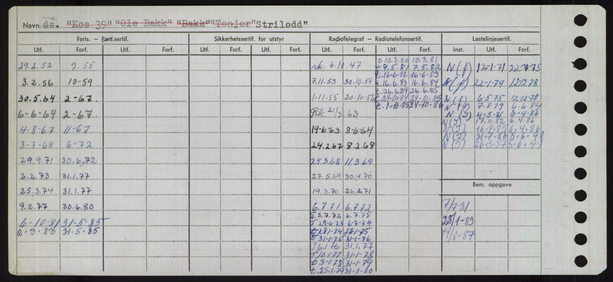 Sjøfartsdirektoratet med forløpere, Skipsmålingen, RA/S-1627/H/Ha/L0005/0002: Fartøy, S-Sven / Fartøy, Skjo-Sven, s. 660