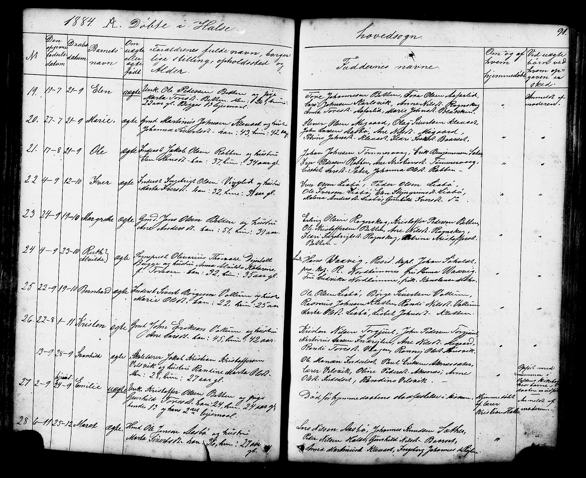 Ministerialprotokoller, klokkerbøker og fødselsregistre - Møre og Romsdal, AV/SAT-A-1454/576/L0890: Klokkerbok nr. 576C01, 1837-1908, s. 91