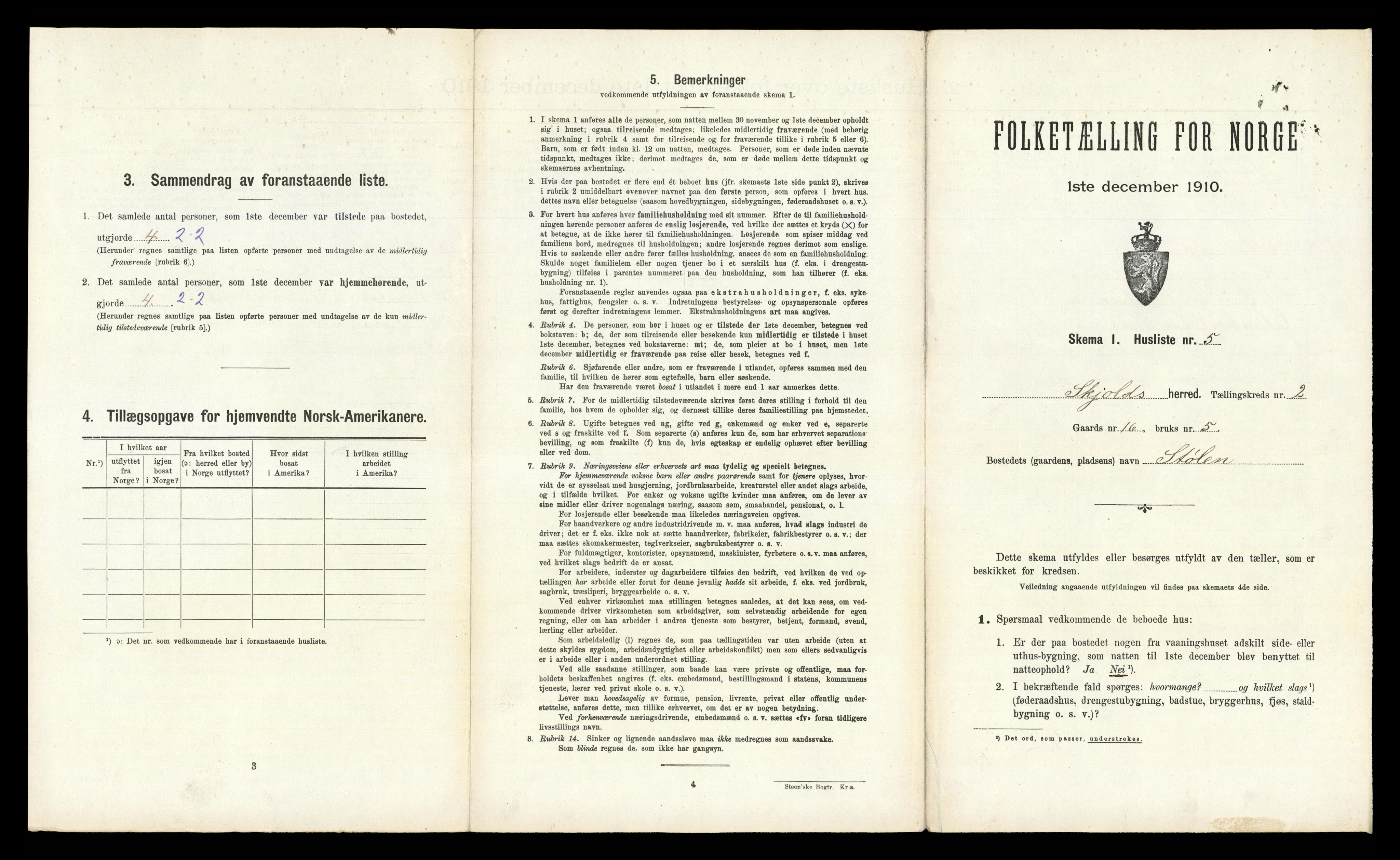 RA, Folketelling 1910 for 1154 Skjold herred, 1910, s. 142