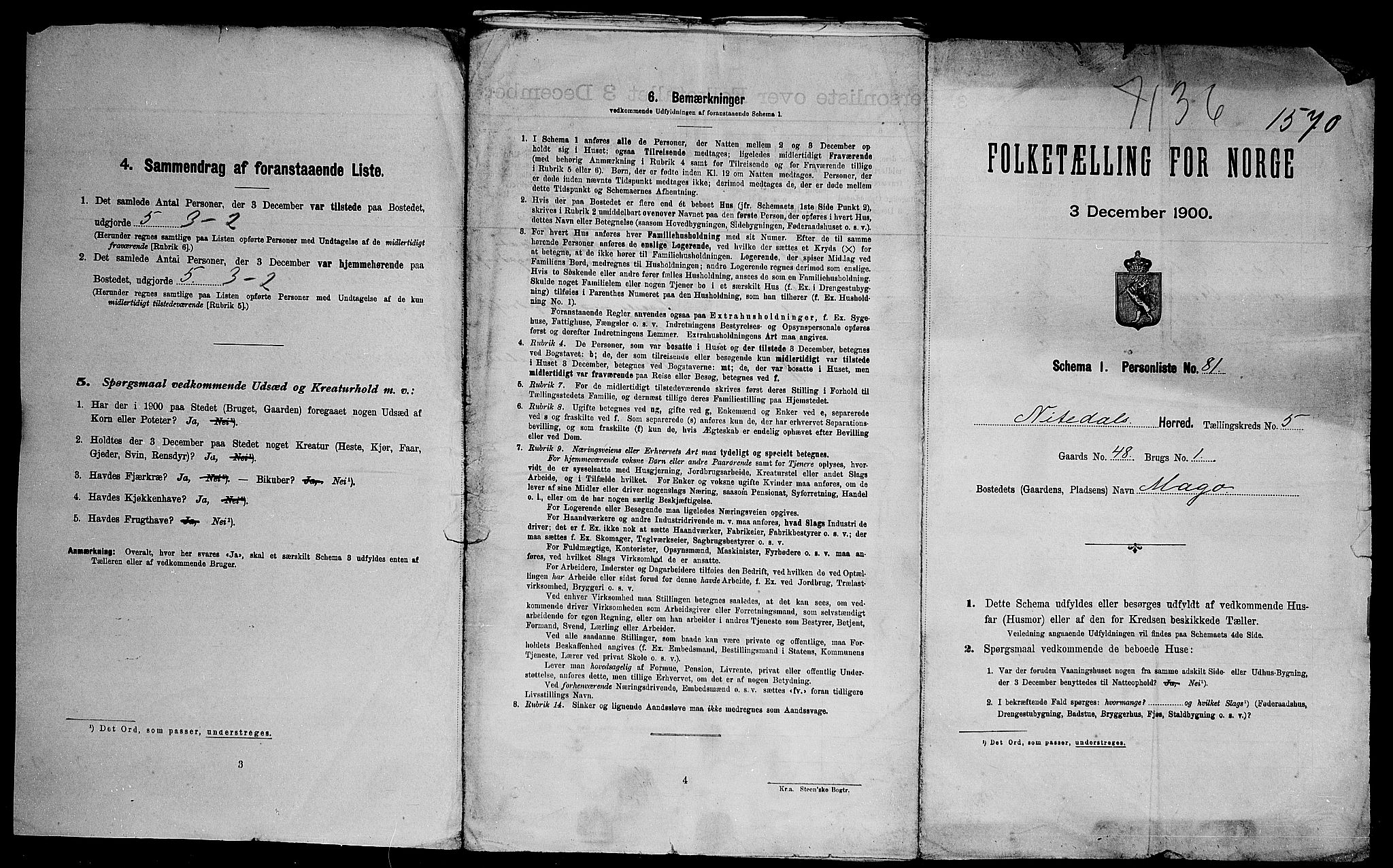 SAO, Folketelling 1900 for 0233 Nittedal herred, 1900, s. 23