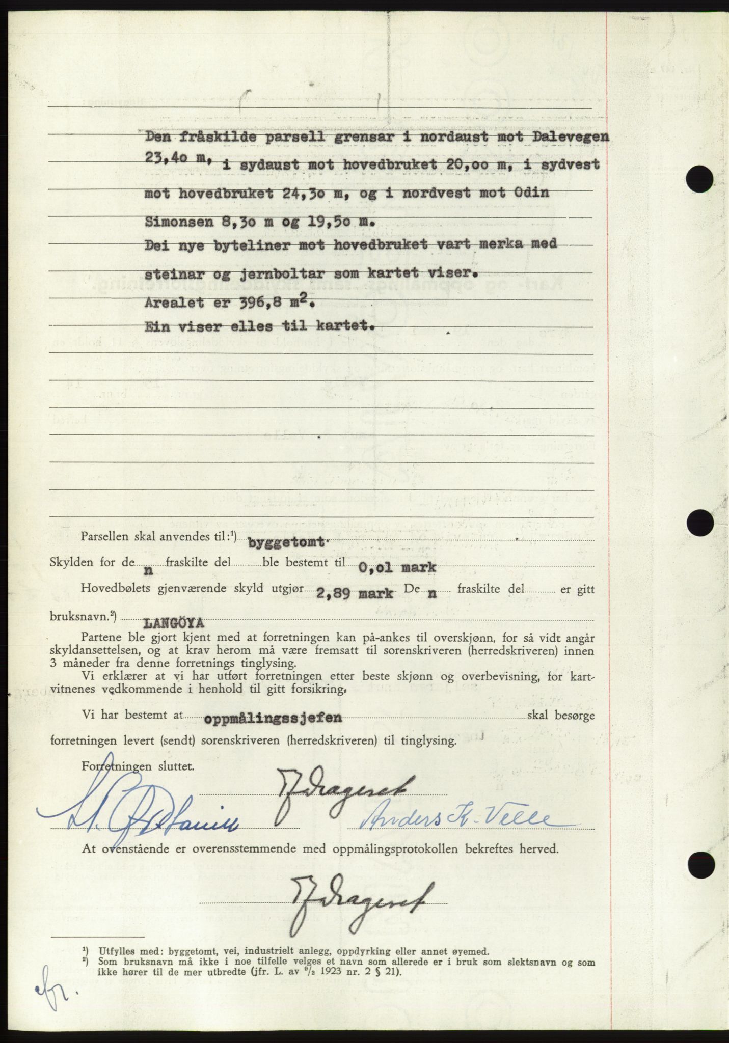 Søre Sunnmøre sorenskriveri, AV/SAT-A-4122/1/2/2C/L0095: Pantebok nr. 21A, 1953-1953, Dagboknr: 1310/1953