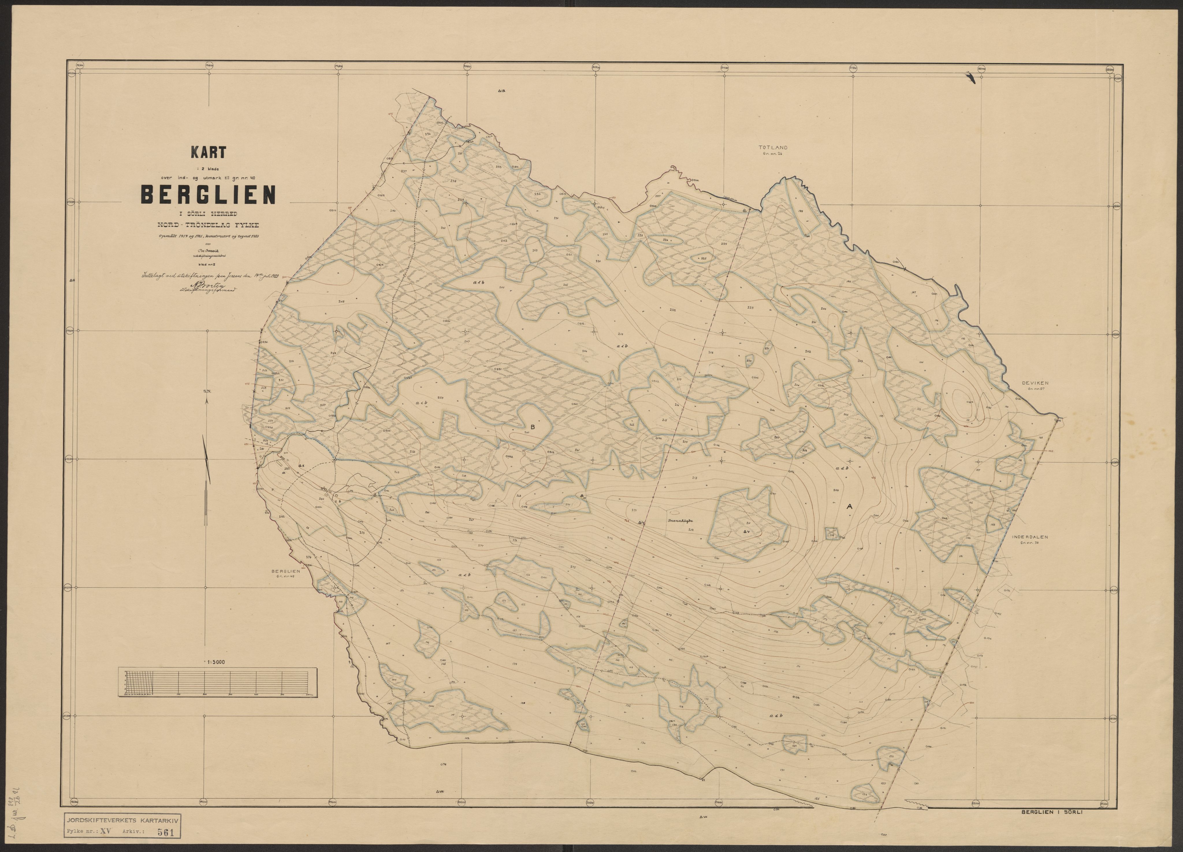 Jordskifteverkets kartarkiv, RA/S-3929/T, 1859-1988, s. 720