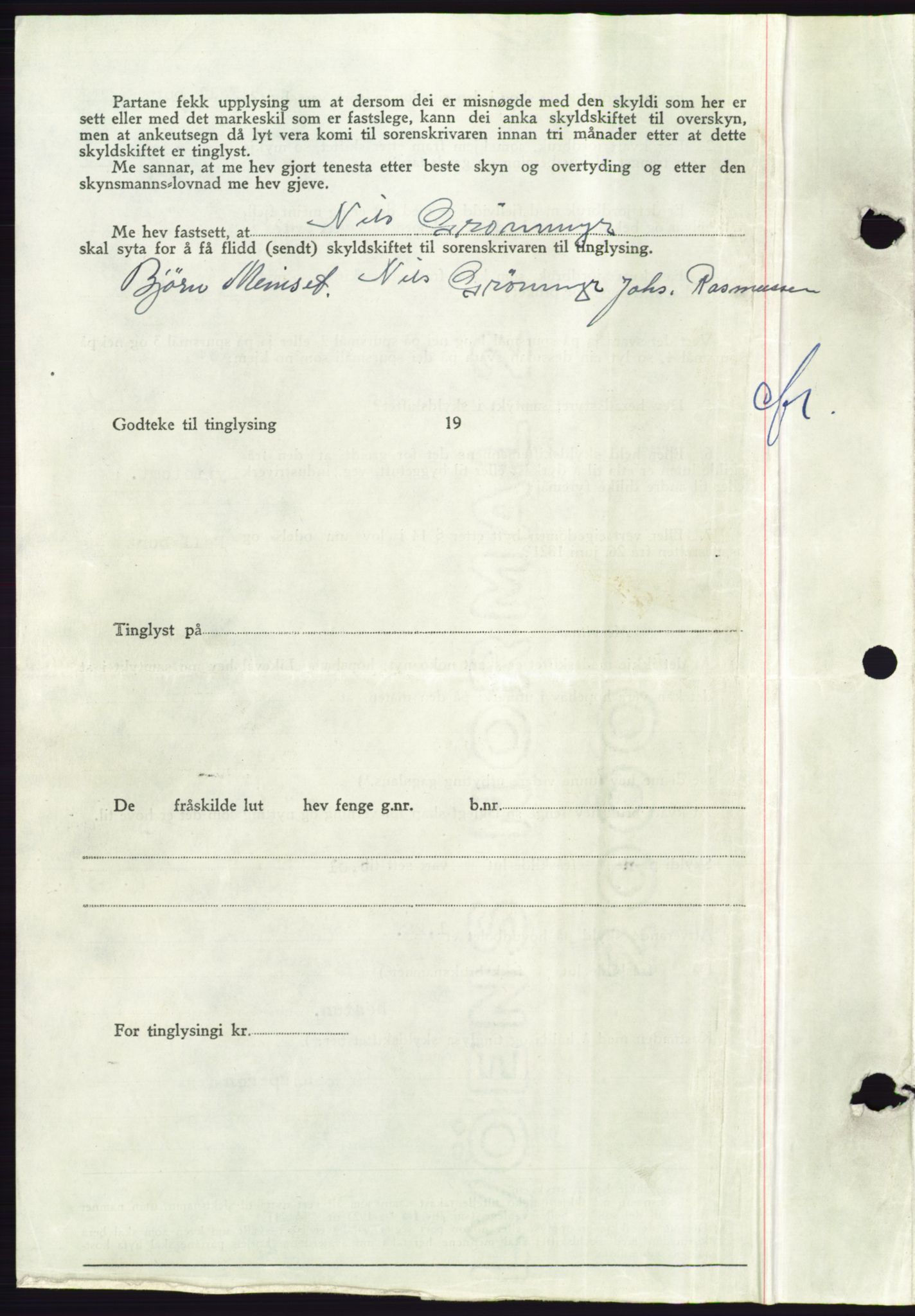 Søre Sunnmøre sorenskriveri, SAT/A-4122/1/2/2C/L0087: Pantebok nr. 13A, 1950-1950, Dagboknr: 2049/1950