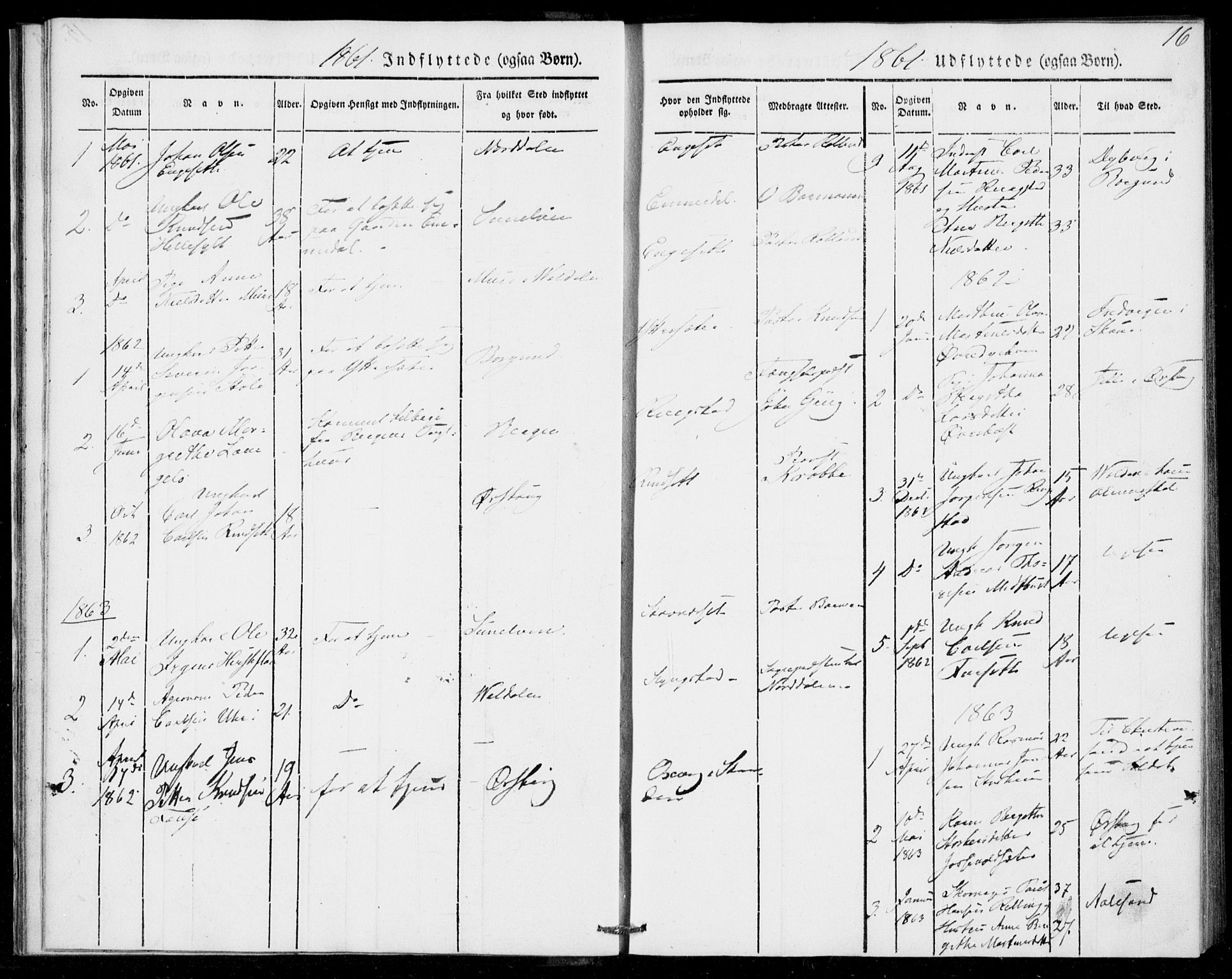 Ministerialprotokoller, klokkerbøker og fødselsregistre - Møre og Romsdal, AV/SAT-A-1454/520/L0279: Ministerialbok nr. 520A08, 1844-1881, s. 16