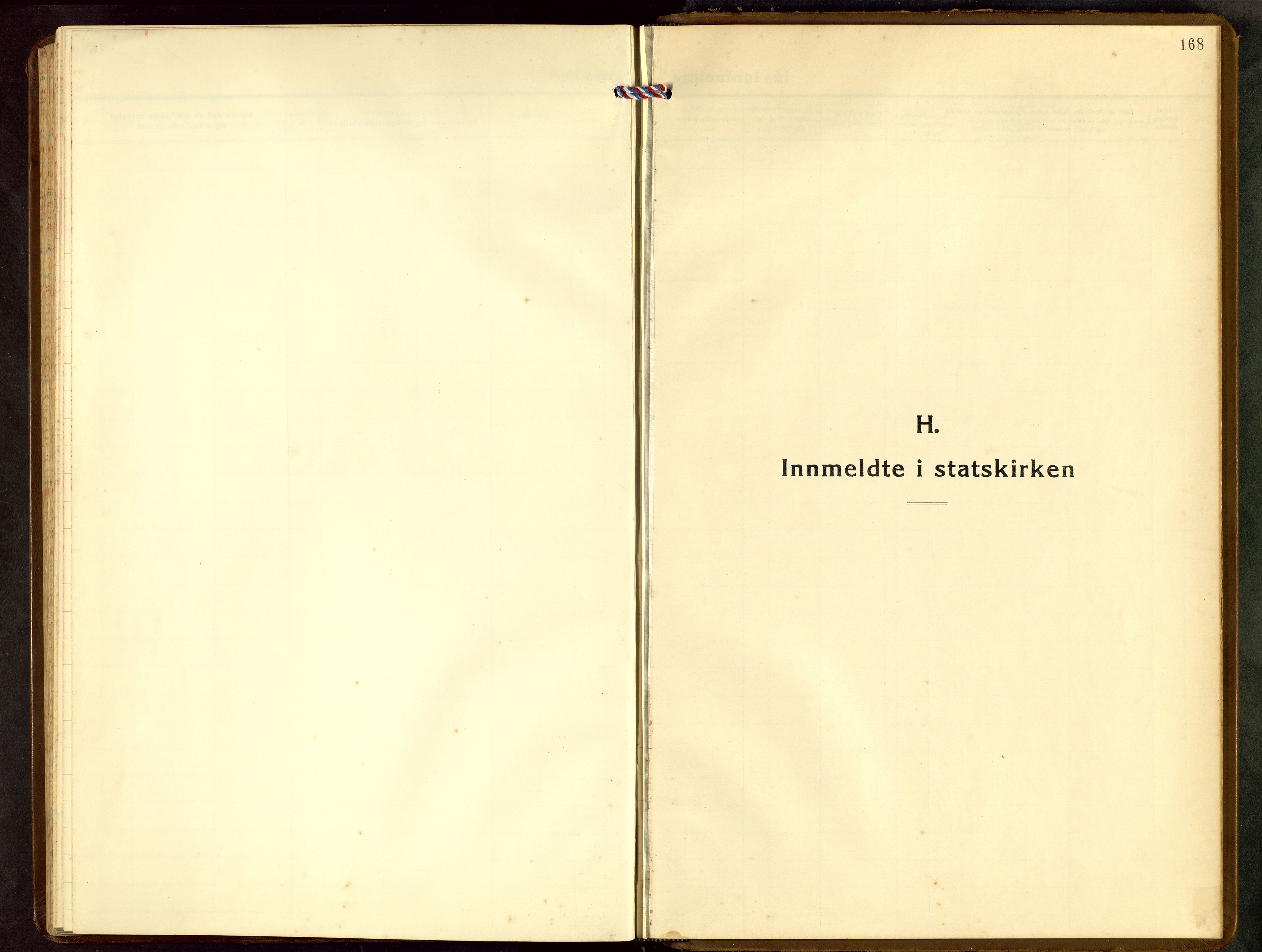 Skudenes sokneprestkontor, AV/SAST-A -101849/H/Ha/Hab/L0014: Klokkerbok nr. B 14, 1937-1956, s. 168