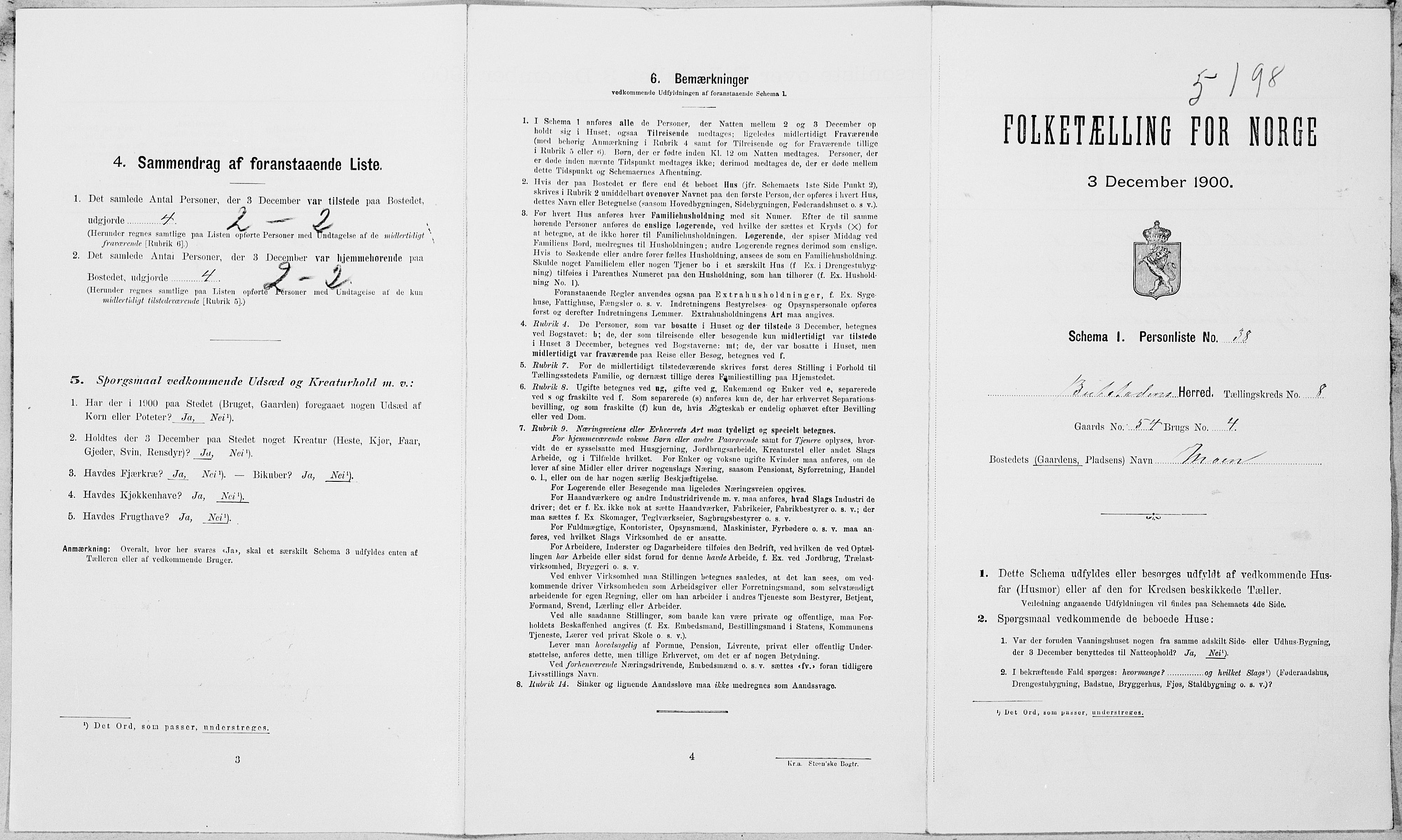 SAT, Folketelling 1900 for 1727 Beitstad herred, 1900, s. 685