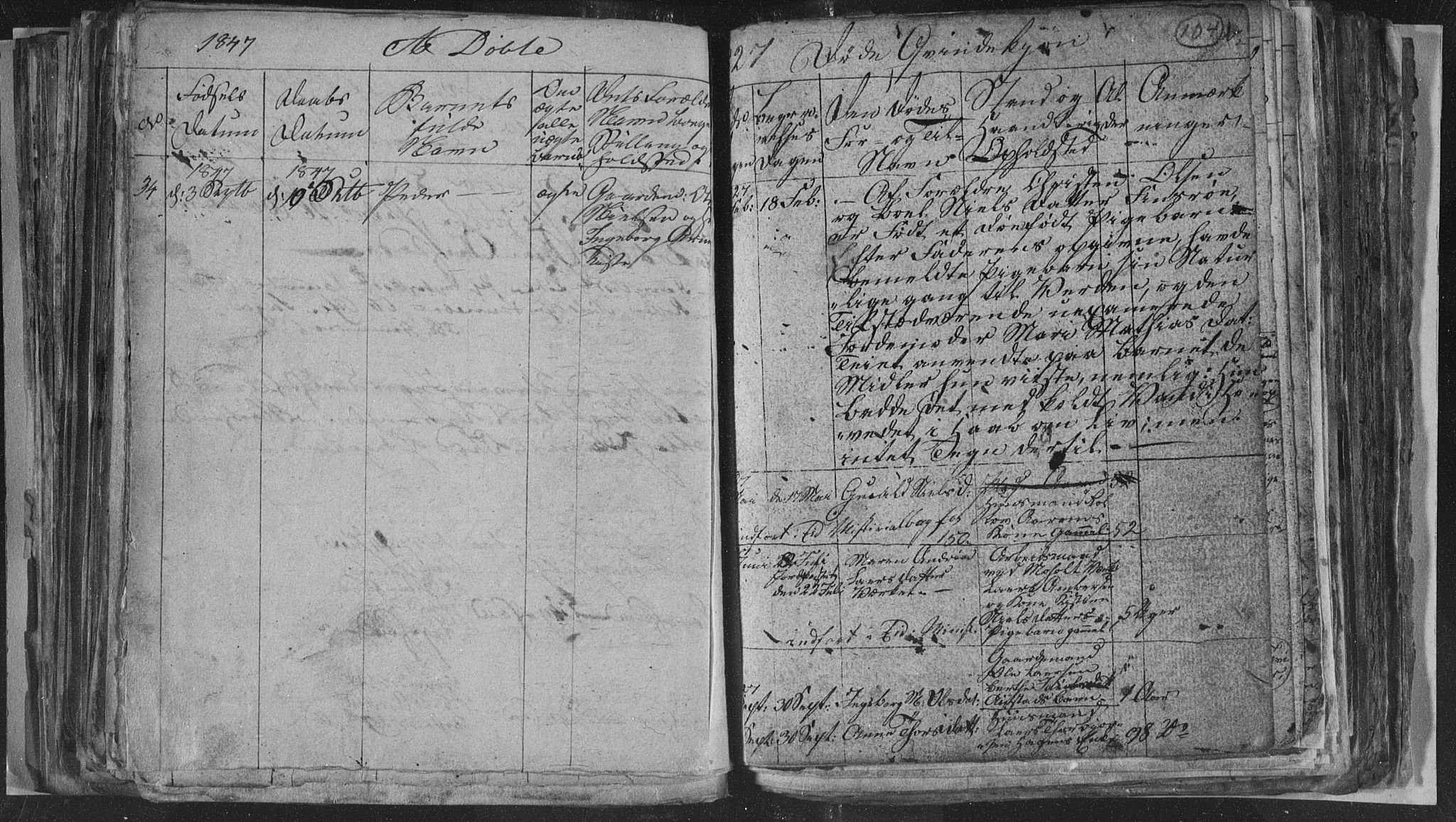 Siljan kirkebøker, AV/SAKO-A-300/G/Ga/L0001: Klokkerbok nr. 1, 1827-1847, s. 105