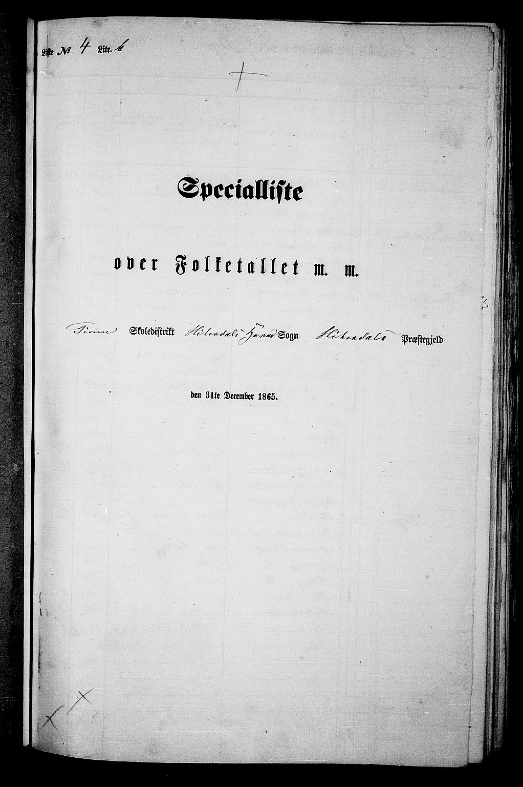 RA, Folketelling 1865 for 0823P Heddal prestegjeld, 1865, s. 79