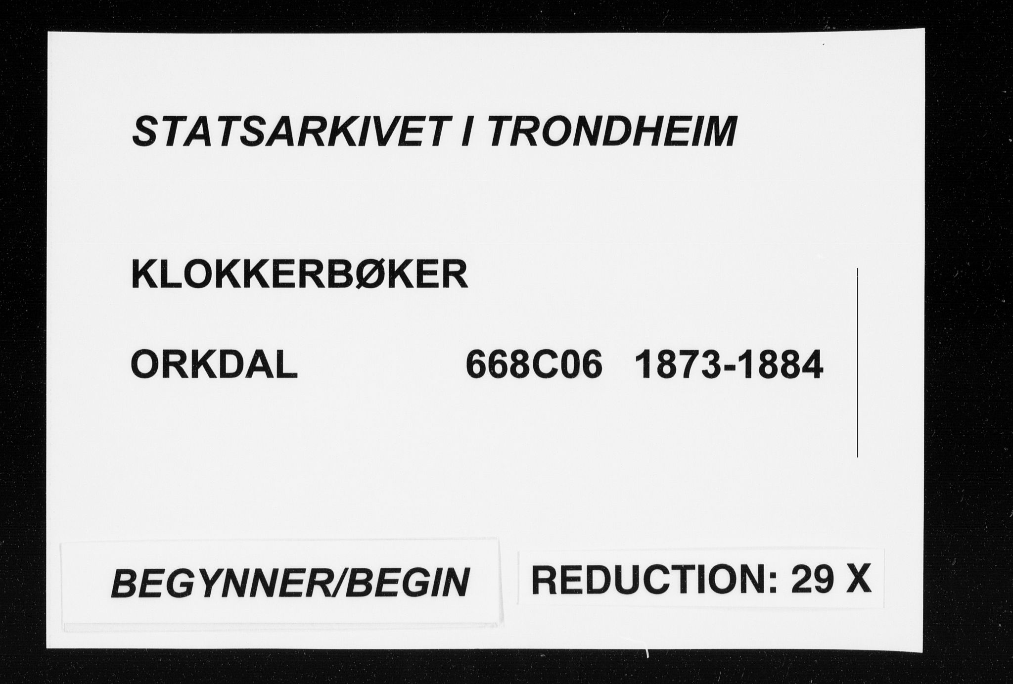 Ministerialprotokoller, klokkerbøker og fødselsregistre - Sør-Trøndelag, AV/SAT-A-1456/668/L0817: Klokkerbok nr. 668C06, 1873-1884