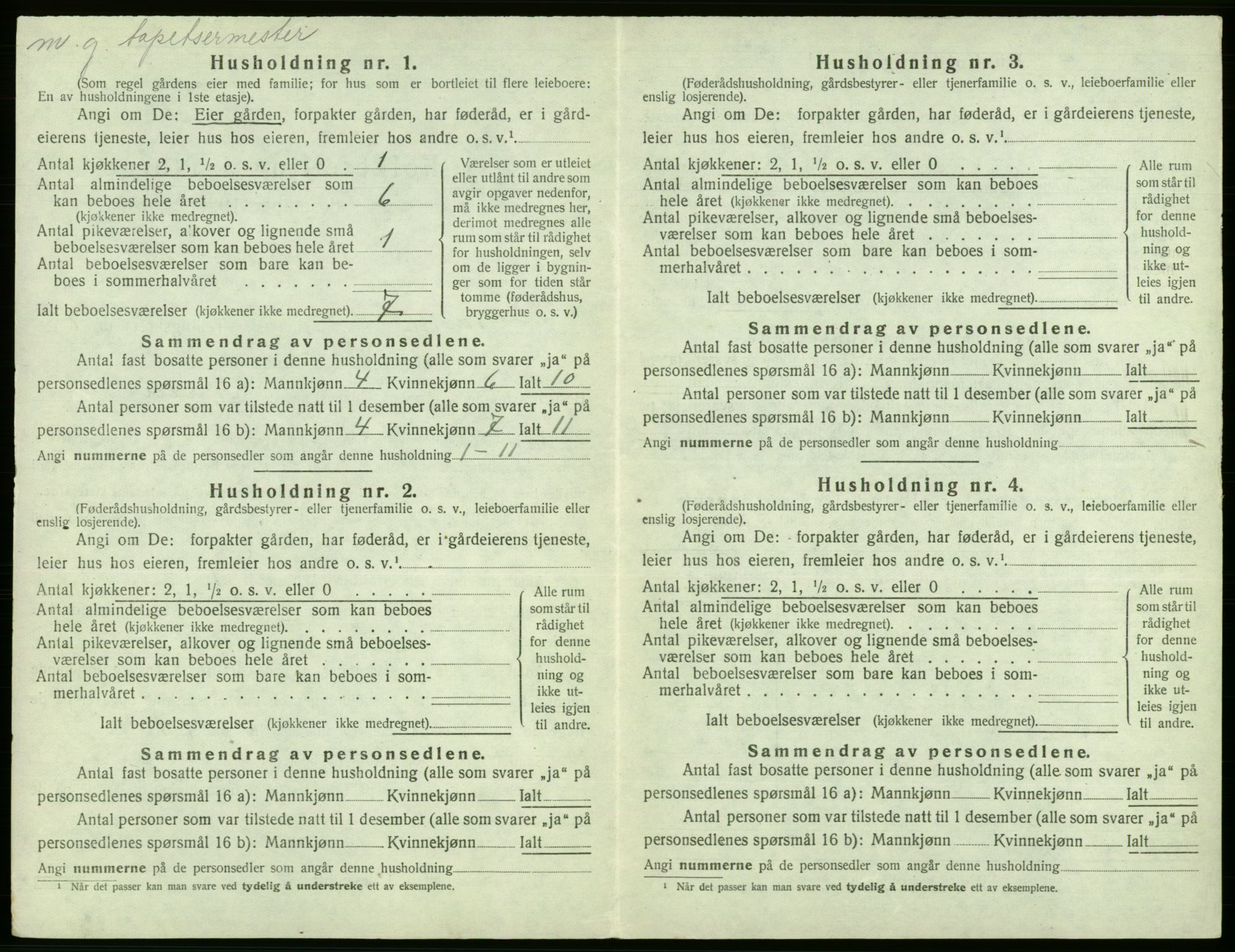 SAB, Folketelling 1920 for 1249 Fana herred, 1920, s. 1653