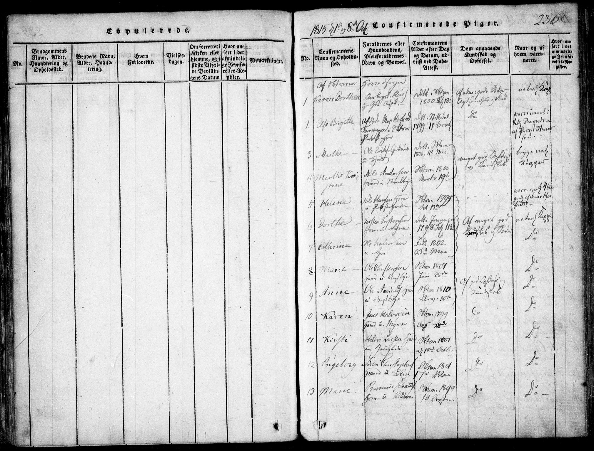 Skedsmo prestekontor Kirkebøker, AV/SAO-A-10033a/F/Fa/L0008: Ministerialbok nr. I 8, 1815-1829, s. 236