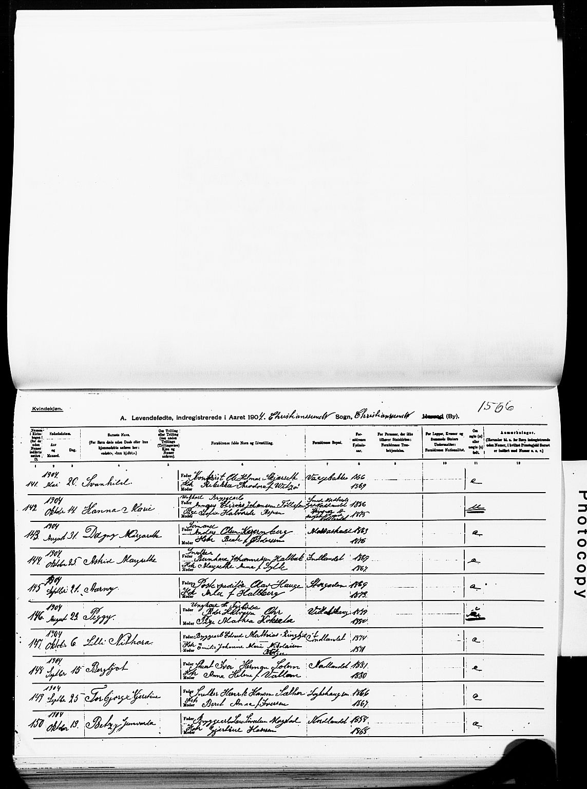 Ministerialprotokoller, klokkerbøker og fødselsregistre - Møre og Romsdal, AV/SAT-A-1454/572/L0858: Ministerialbok nr. 572D02, 1903-1912