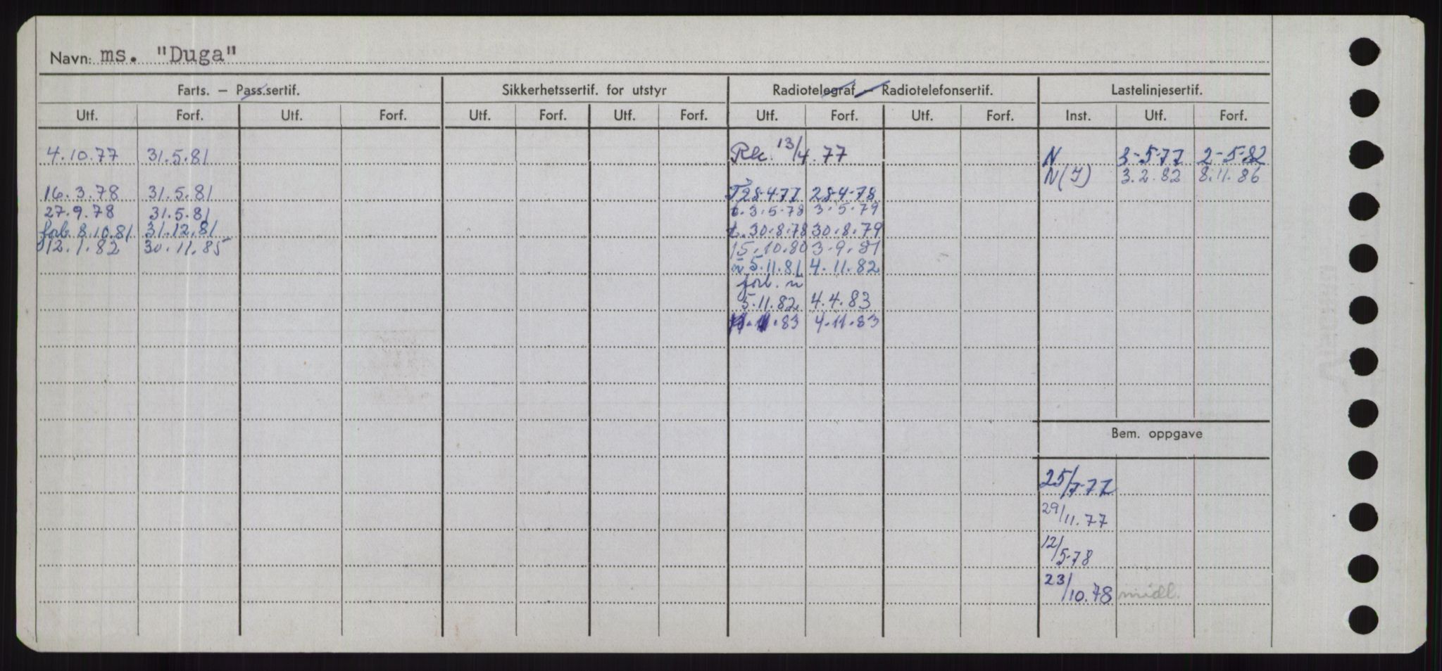 Sjøfartsdirektoratet med forløpere, Skipsmålingen, RA/S-1627/H/Hd/L0008: Fartøy, C-D, s. 684