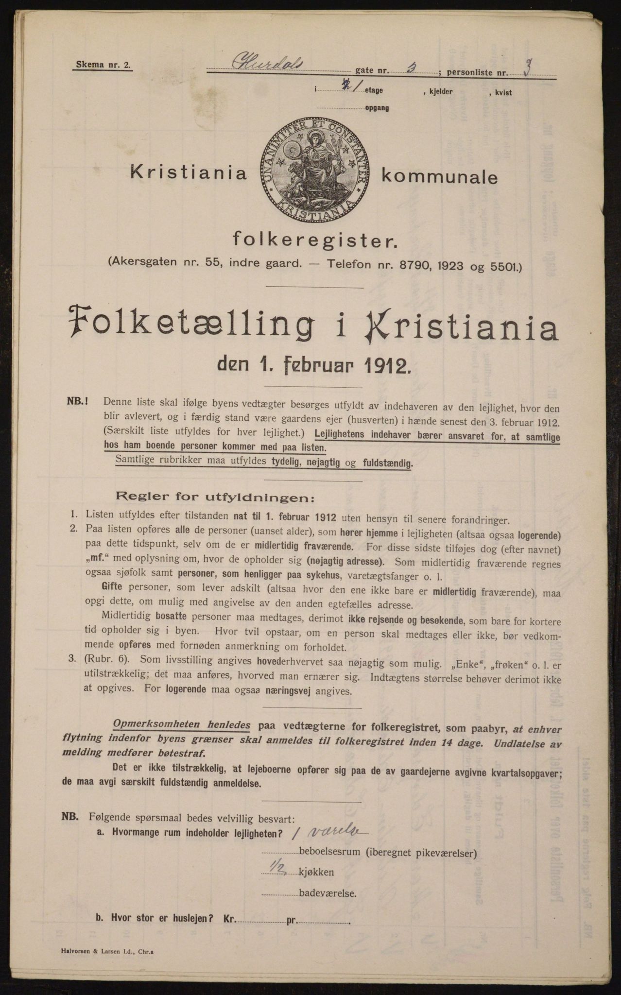 OBA, Kommunal folketelling 1.2.1912 for Kristiania, 1912, s. 42641