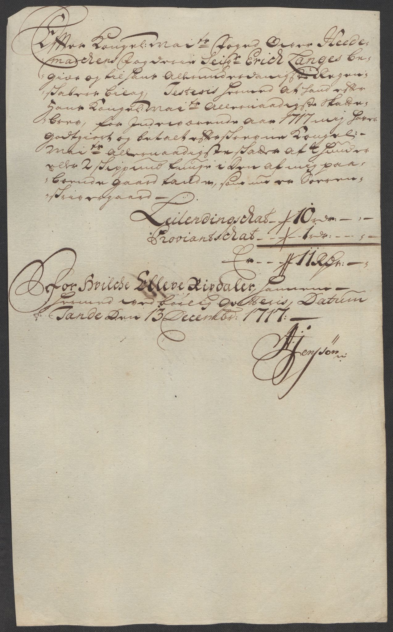 Rentekammeret inntil 1814, Reviderte regnskaper, Fogderegnskap, RA/EA-4092/R16/L1056: Fogderegnskap Hedmark, 1717, s. 323