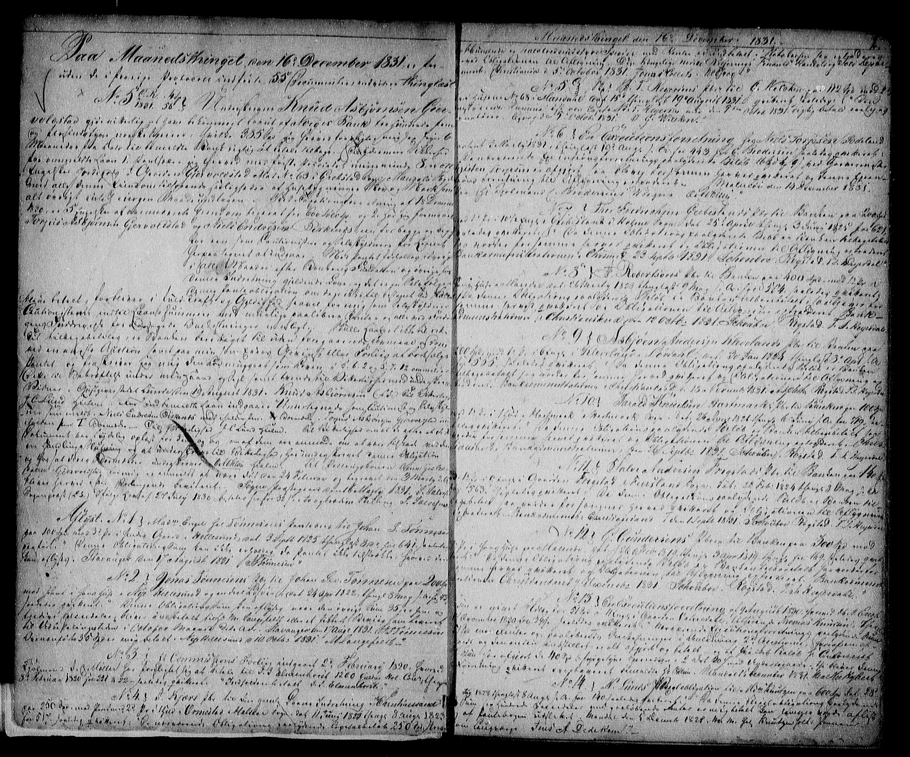 Mandal sorenskriveri, SAK/1221-0005/001/G/Gb/Gba/L0026: Pantebok nr. 11a, 1831-1835, s. 2