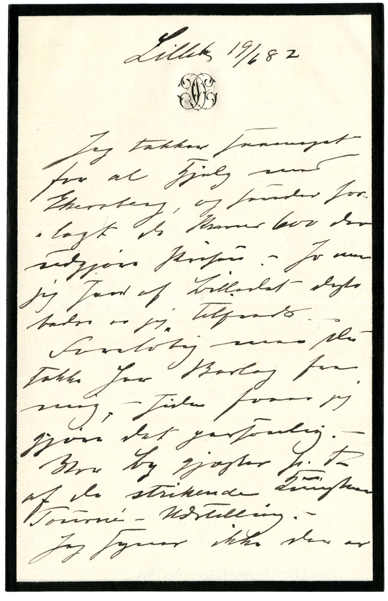 Diderik Maria Aalls brevsamling, NF/Ark-1023/F/L0002: D.M. Aalls brevsamling. B - C, 1799-1889, s. 269