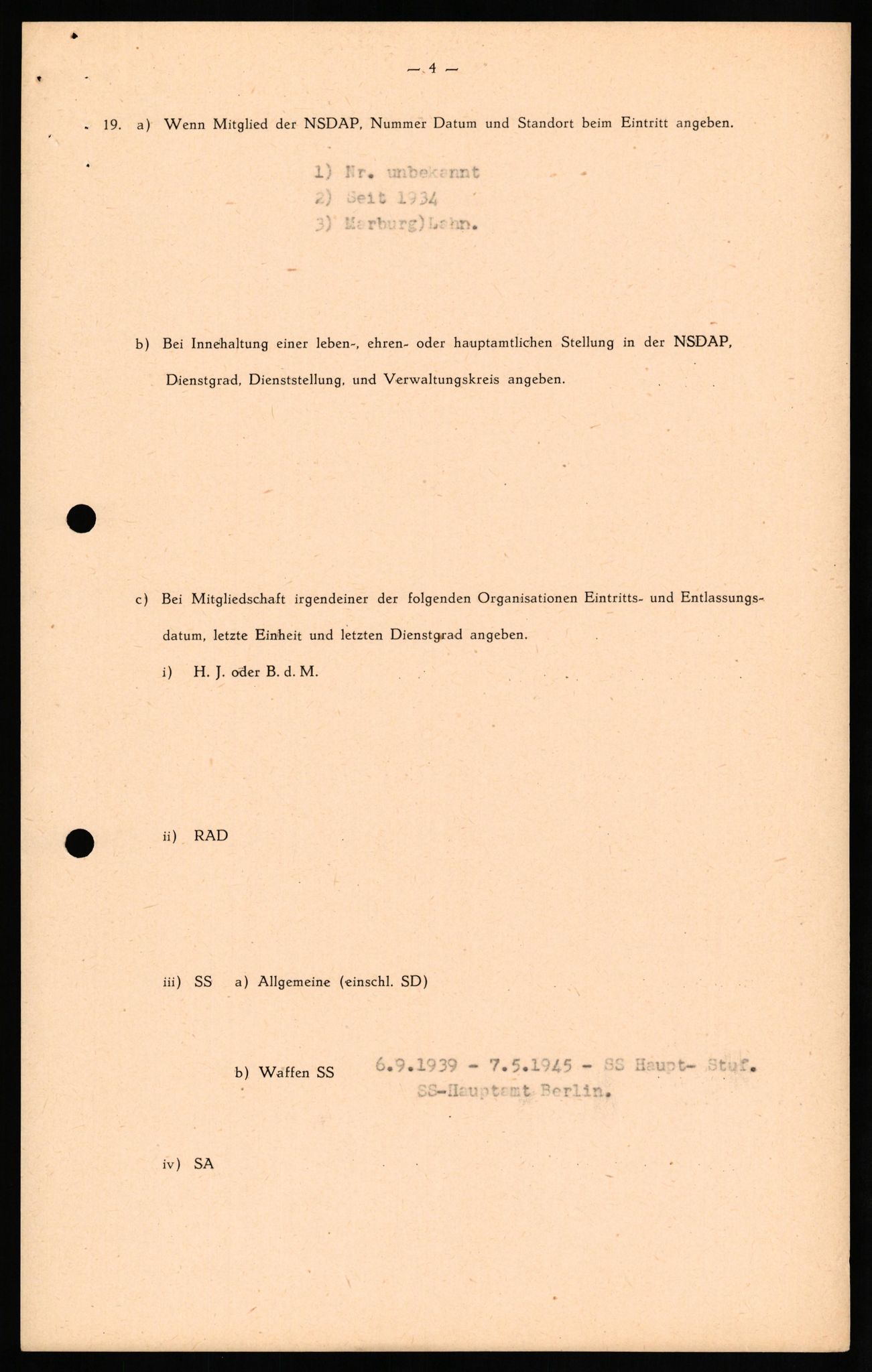 Forsvaret, Forsvarets overkommando II, AV/RA-RAFA-3915/D/Db/L0026: CI Questionaires. Tyske okkupasjonsstyrker i Norge. Tyskere., 1945-1946, s. 491