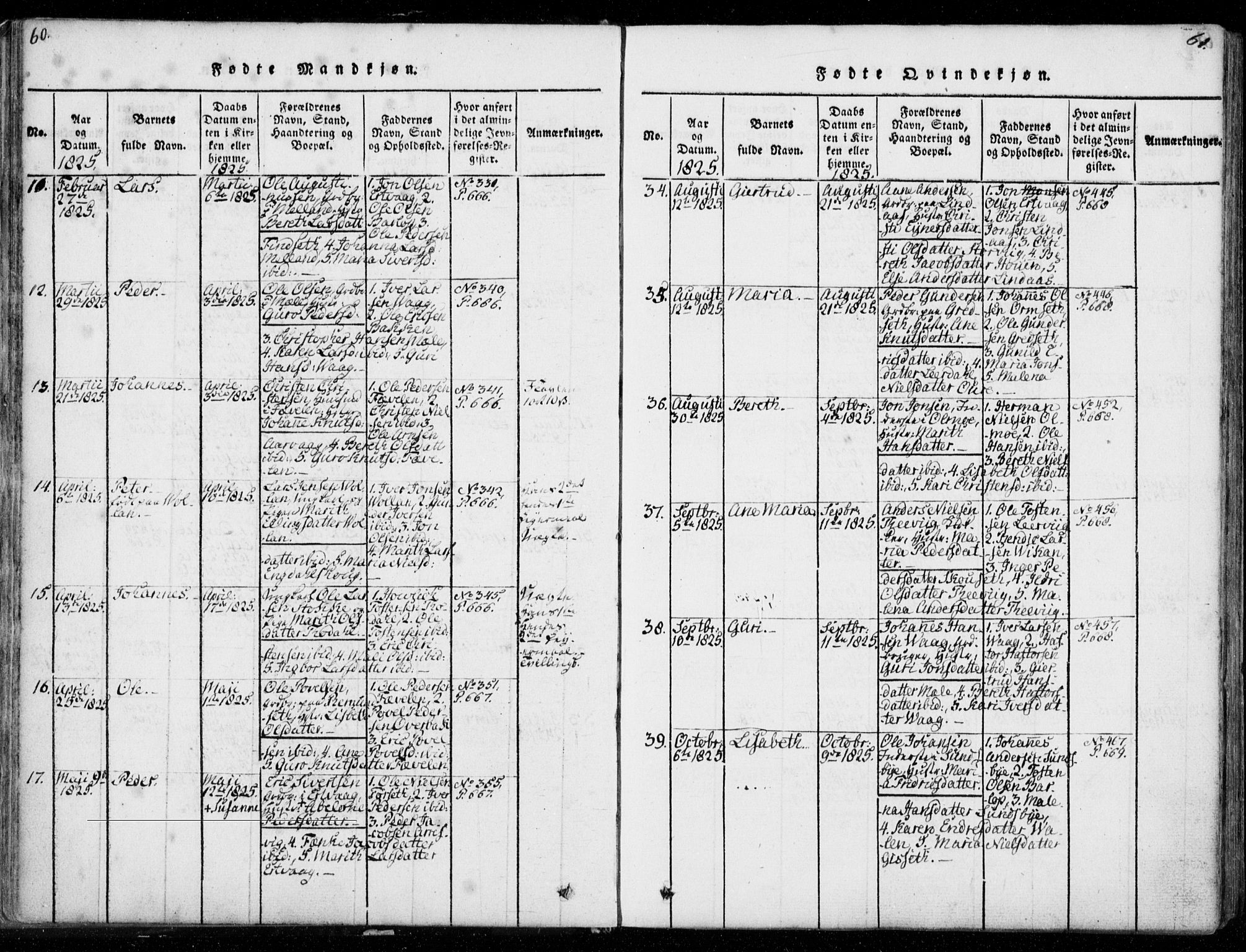 Ministerialprotokoller, klokkerbøker og fødselsregistre - Møre og Romsdal, AV/SAT-A-1454/578/L0903: Ministerialbok nr. 578A02, 1819-1838, s. 60-61