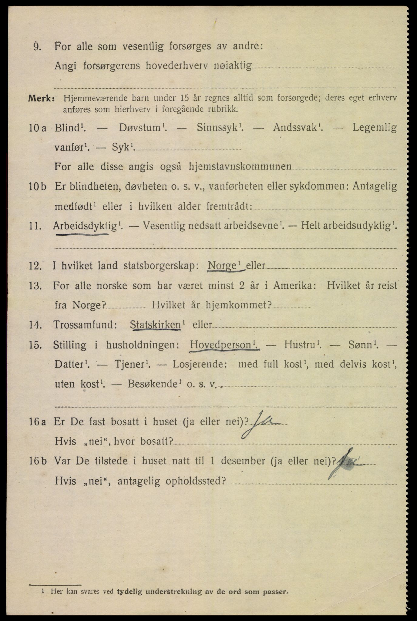 SAK, Folketelling 1920 for 1004 Flekkefjord kjøpstad, 1920, s. 6383
