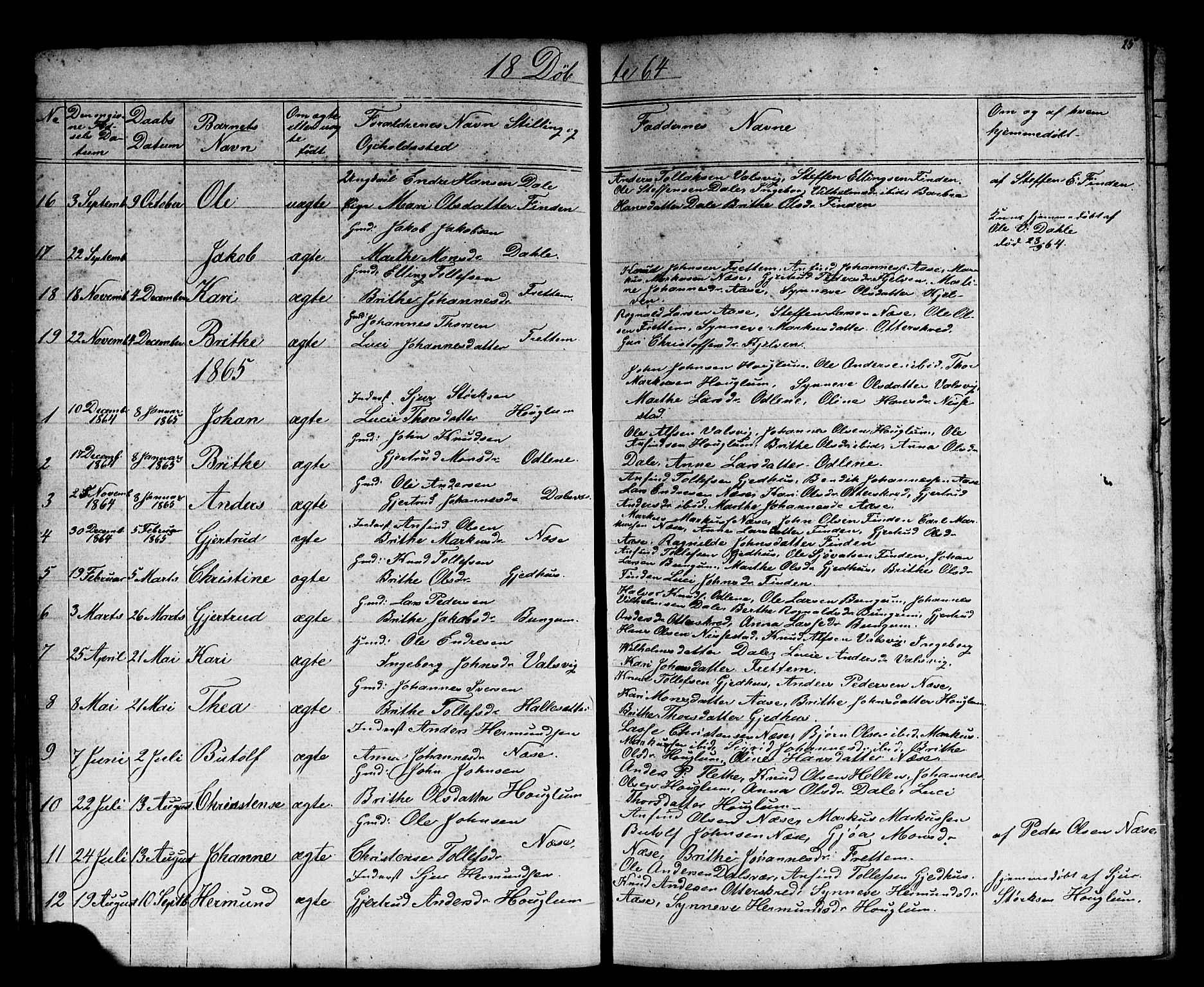 Vik sokneprestembete, AV/SAB-A-81501/H/Hab/Habb/L0001: Klokkerbok nr. B 1, 1847-1877, s. 25