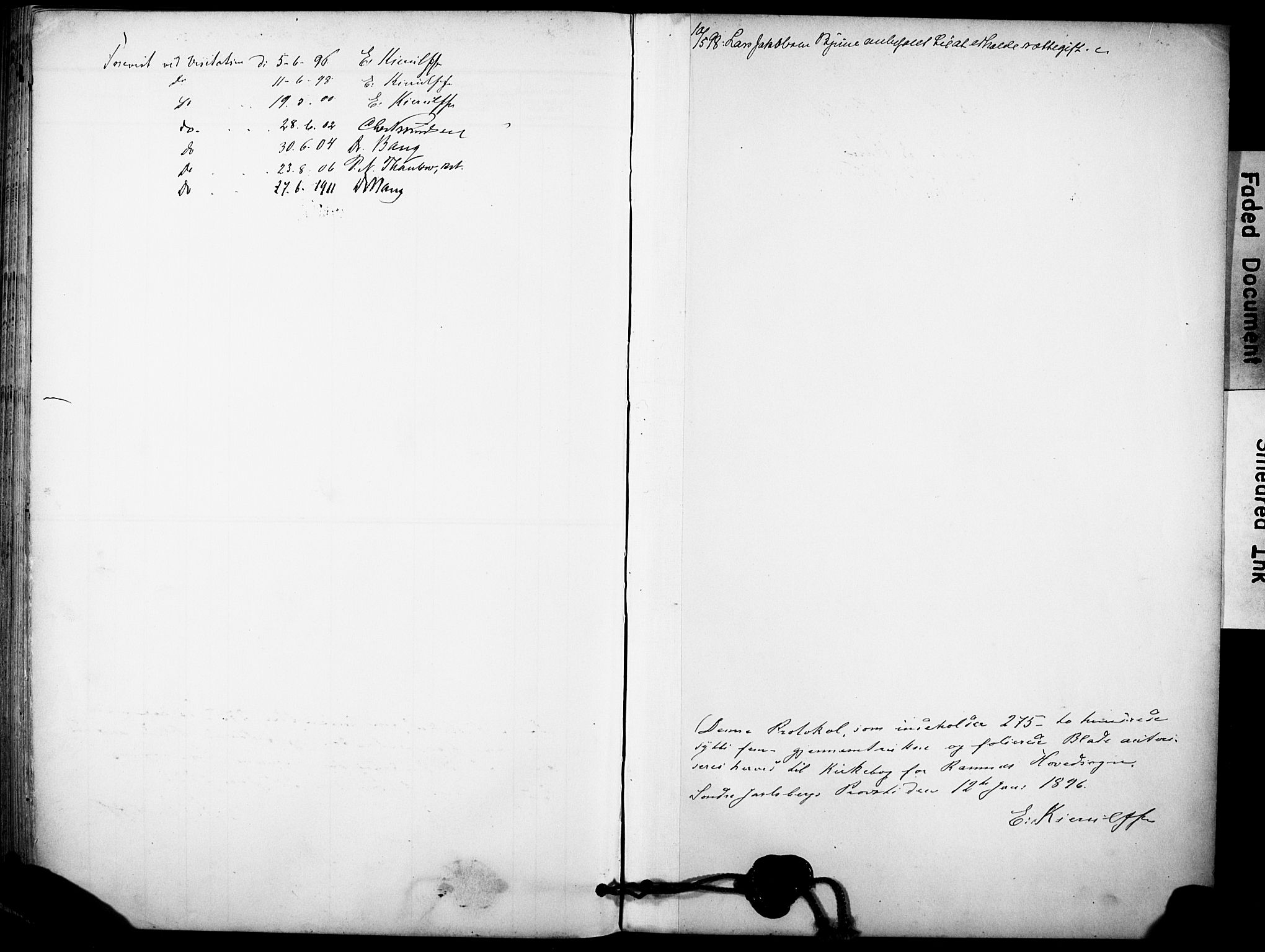 Ramnes kirkebøker, SAKO/A-314/F/Fa/L0008: Ministerialbok nr. I 8, 1896-1913