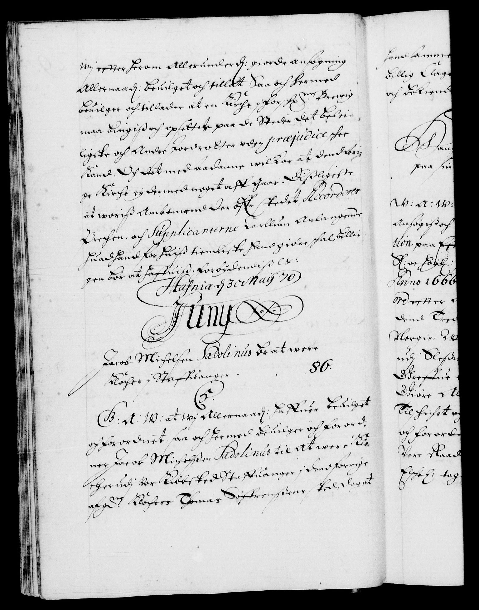 Danske Kanselli 1572-1799, AV/RA-EA-3023/F/Fc/Fca/Fcaa/L0011: Norske registre (mikrofilm), 1670-1673, s. 29b