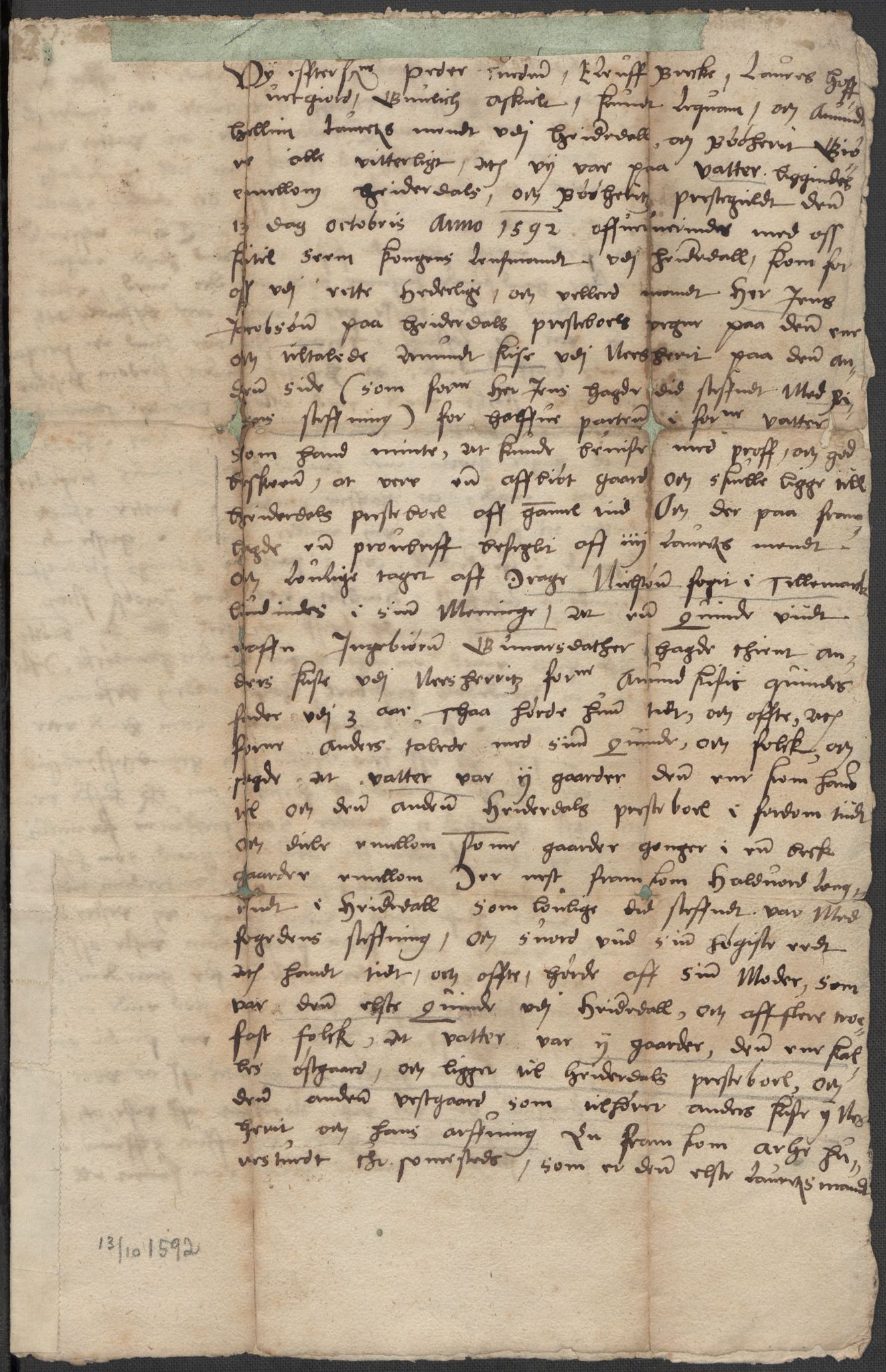Riksarkivets diplomsamling, AV/RA-EA-5965/F15/L0028: Prestearkiv - Telemark, 1572-1769, s. 82