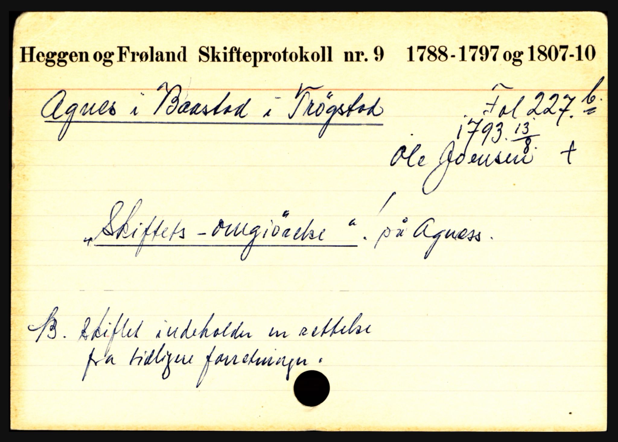 Heggen og Frøland sorenskriveri I, AV/SAO-A-11556/H, 1667-1811, s. 7