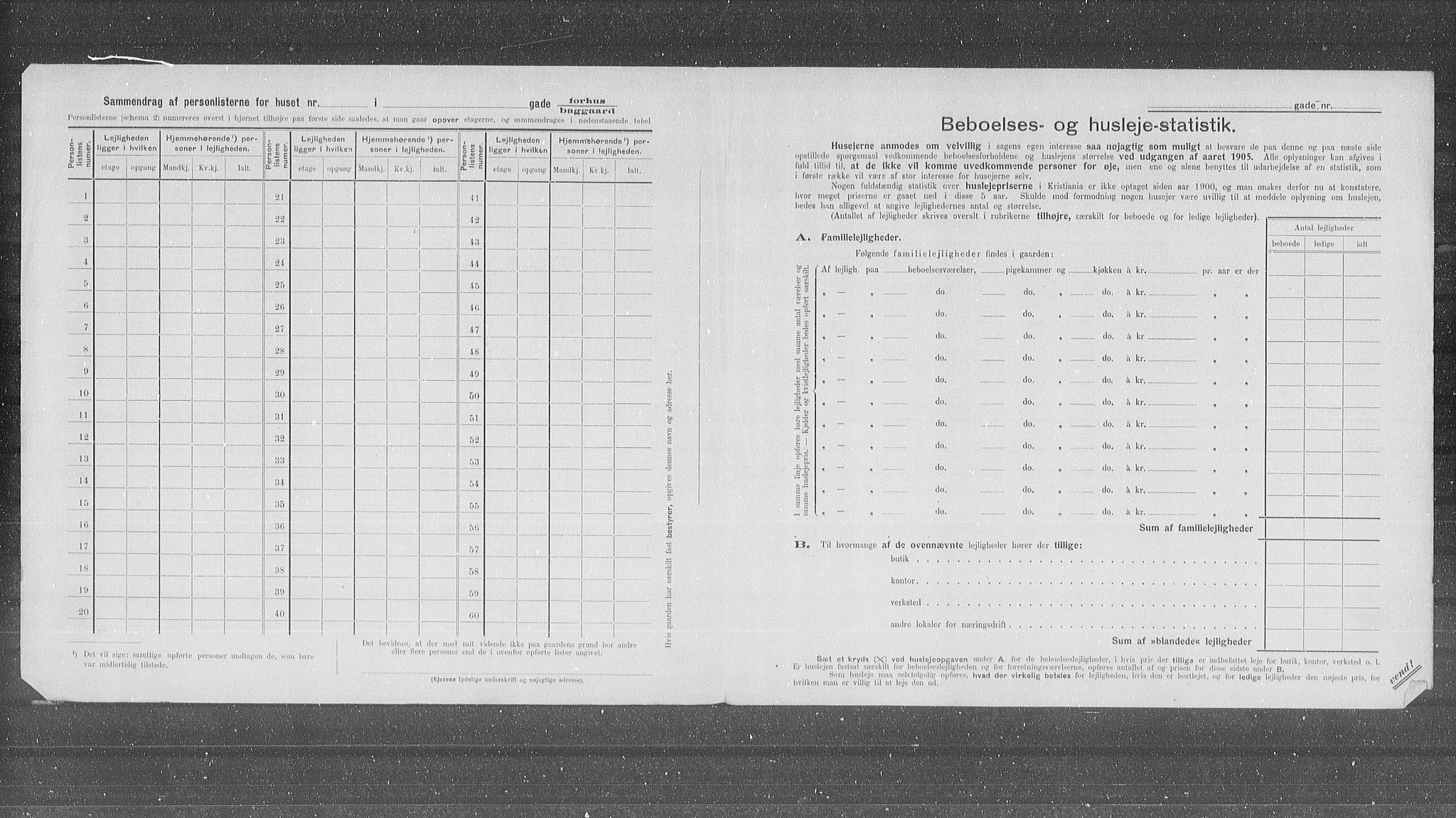 OBA, Kommunal folketelling 31.12.1905 for Kristiania kjøpstad, 1905, s. 33865