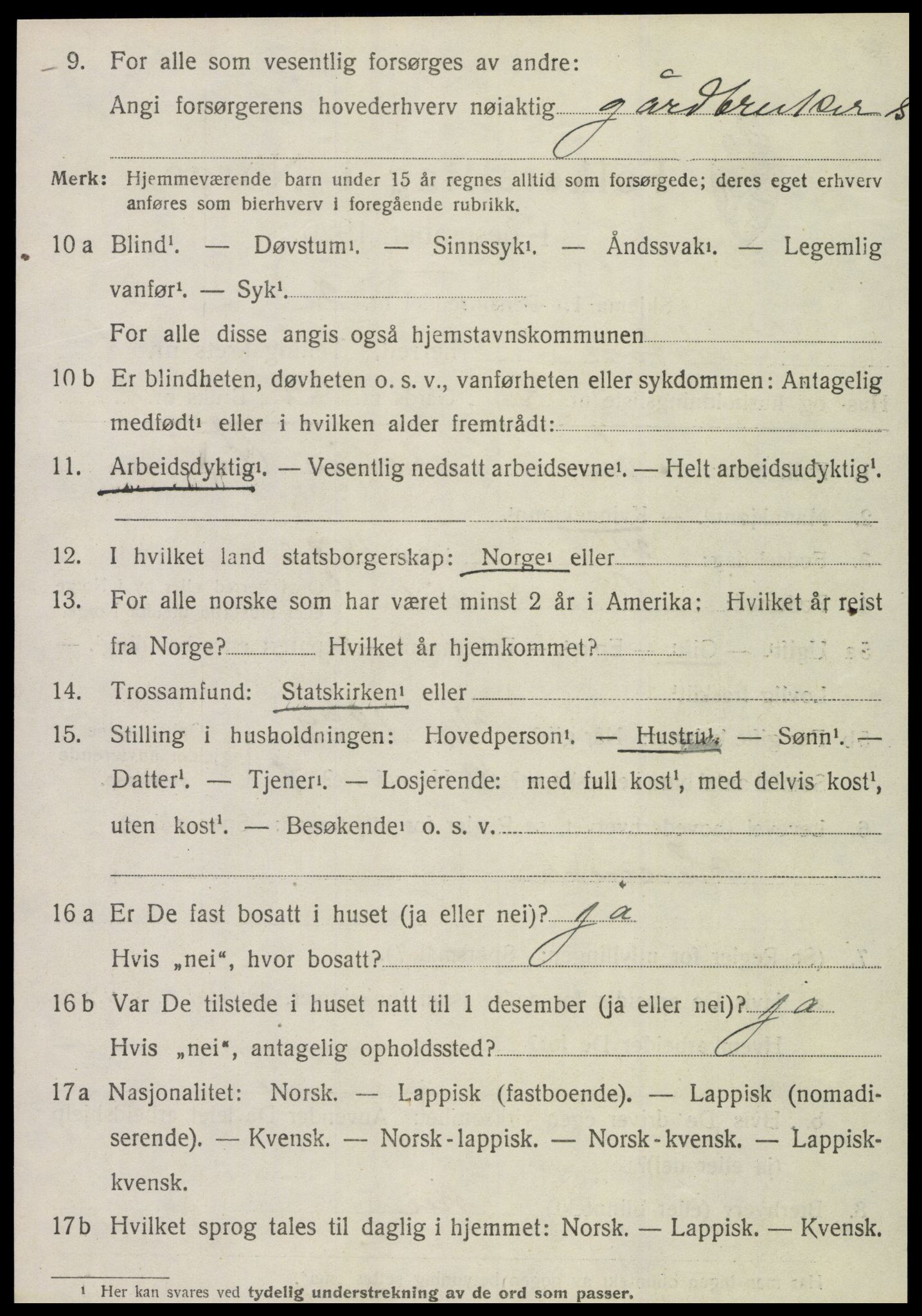 SAT, Folketelling 1920 for 1727 Beitstad herred, 1920, s. 826