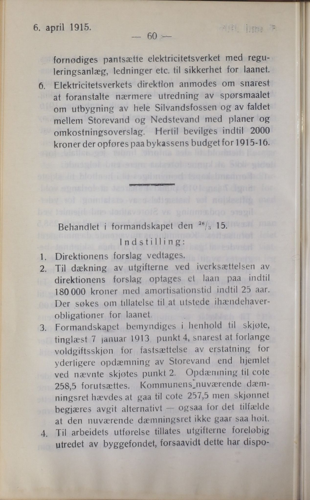 Narvik kommune. Formannskap , AIN/K-18050.150/A/Ab/L0005: Møtebok, 1915