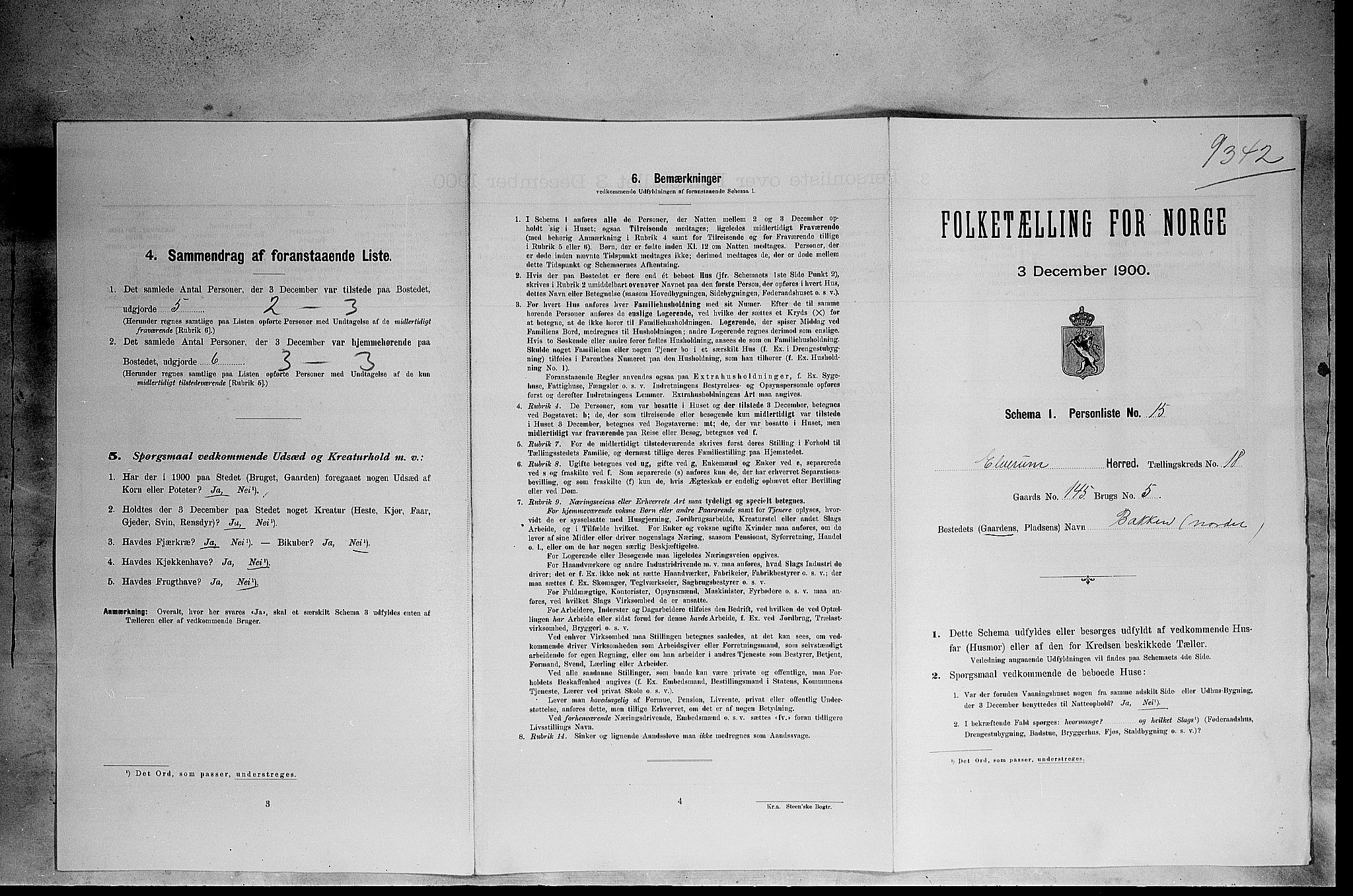 SAH, Folketelling 1900 for 0427 Elverum herred, 1900, s. 2456