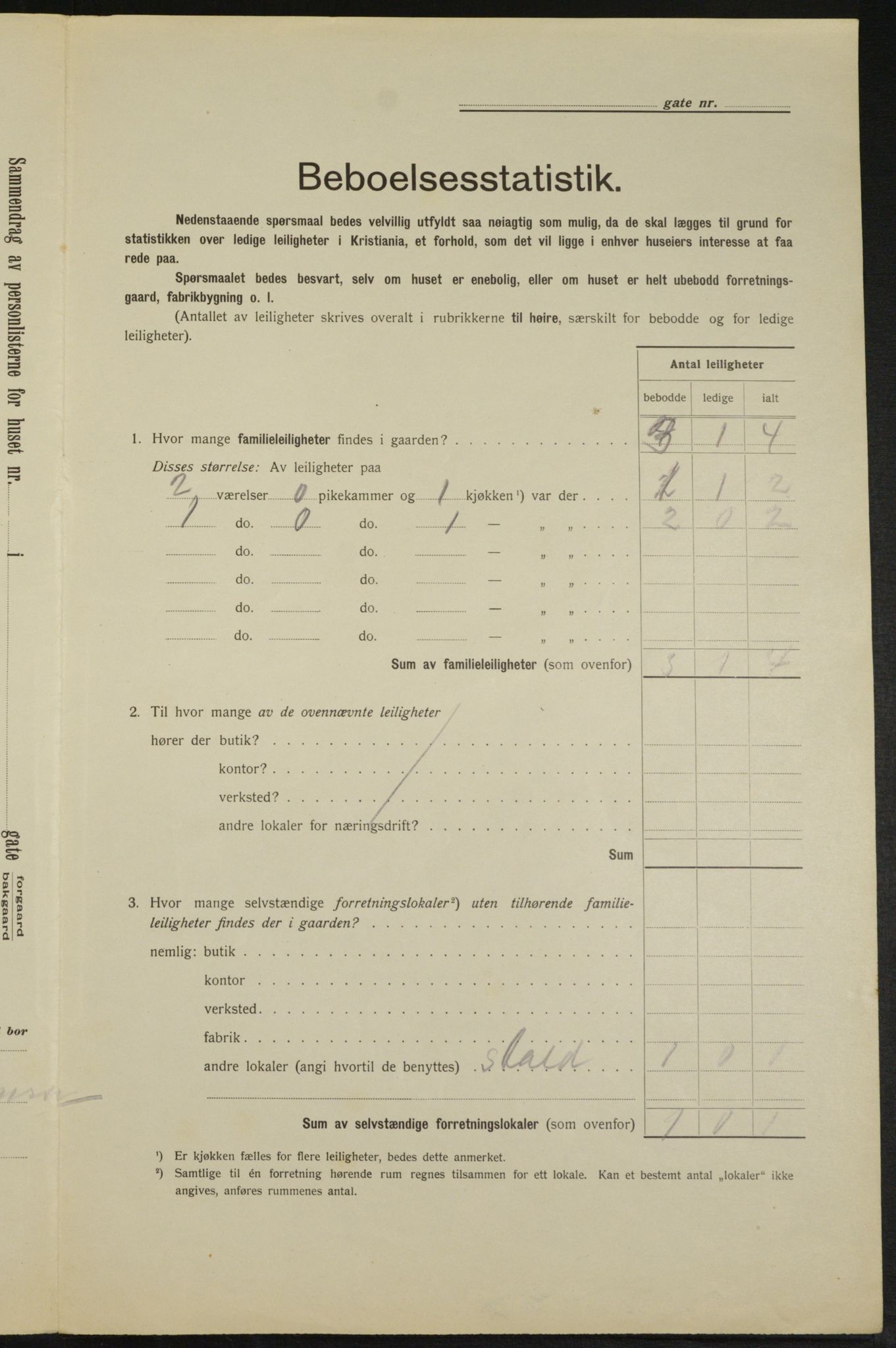 OBA, Kommunal folketelling 1.2.1913 for Kristiania, 1913, s. 32755