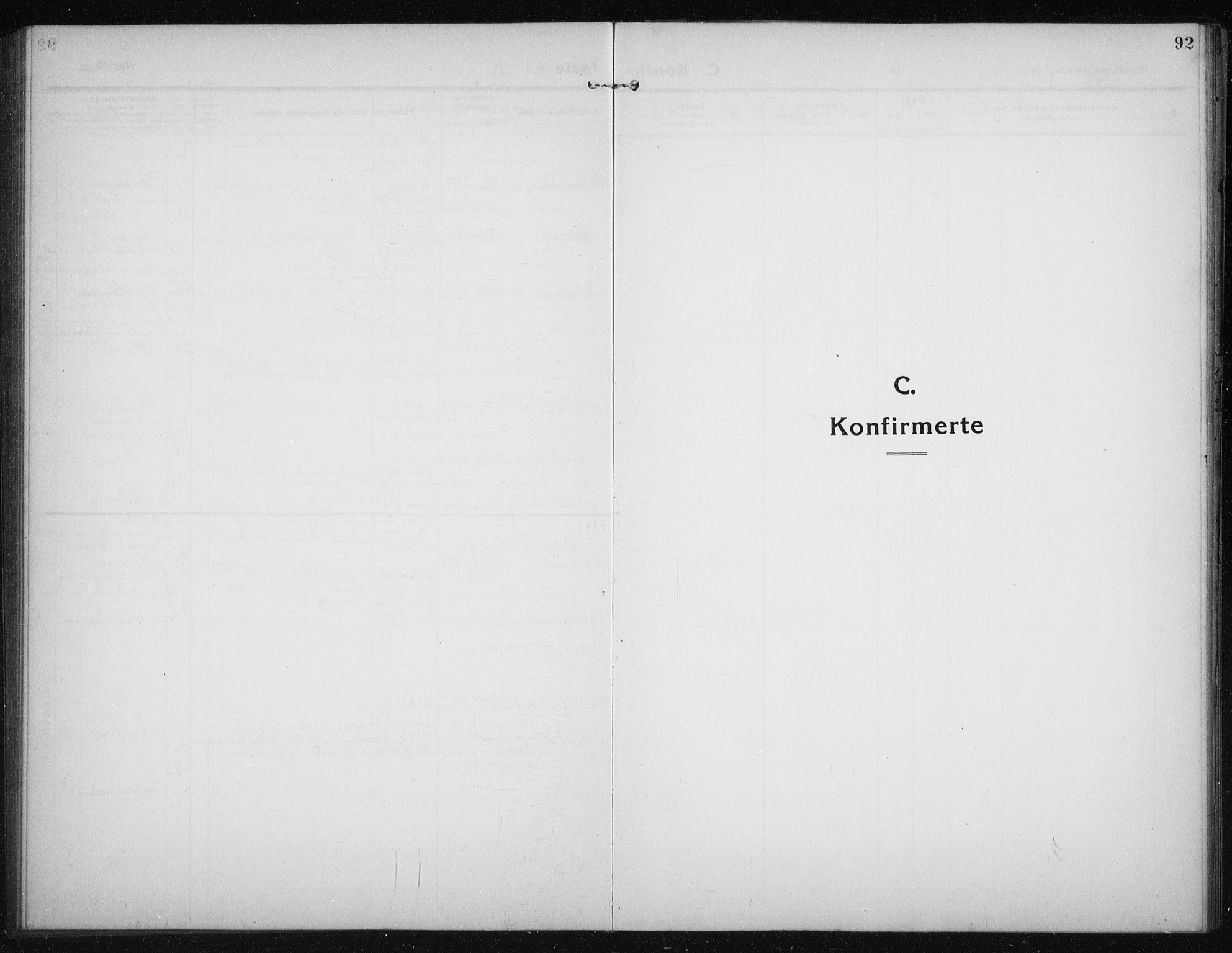 Salangen sokneprestembete, SATØ/S-1324/H/Ha/L0005klokker: Klokkerbok nr. 5, 1918-1937, s. 92