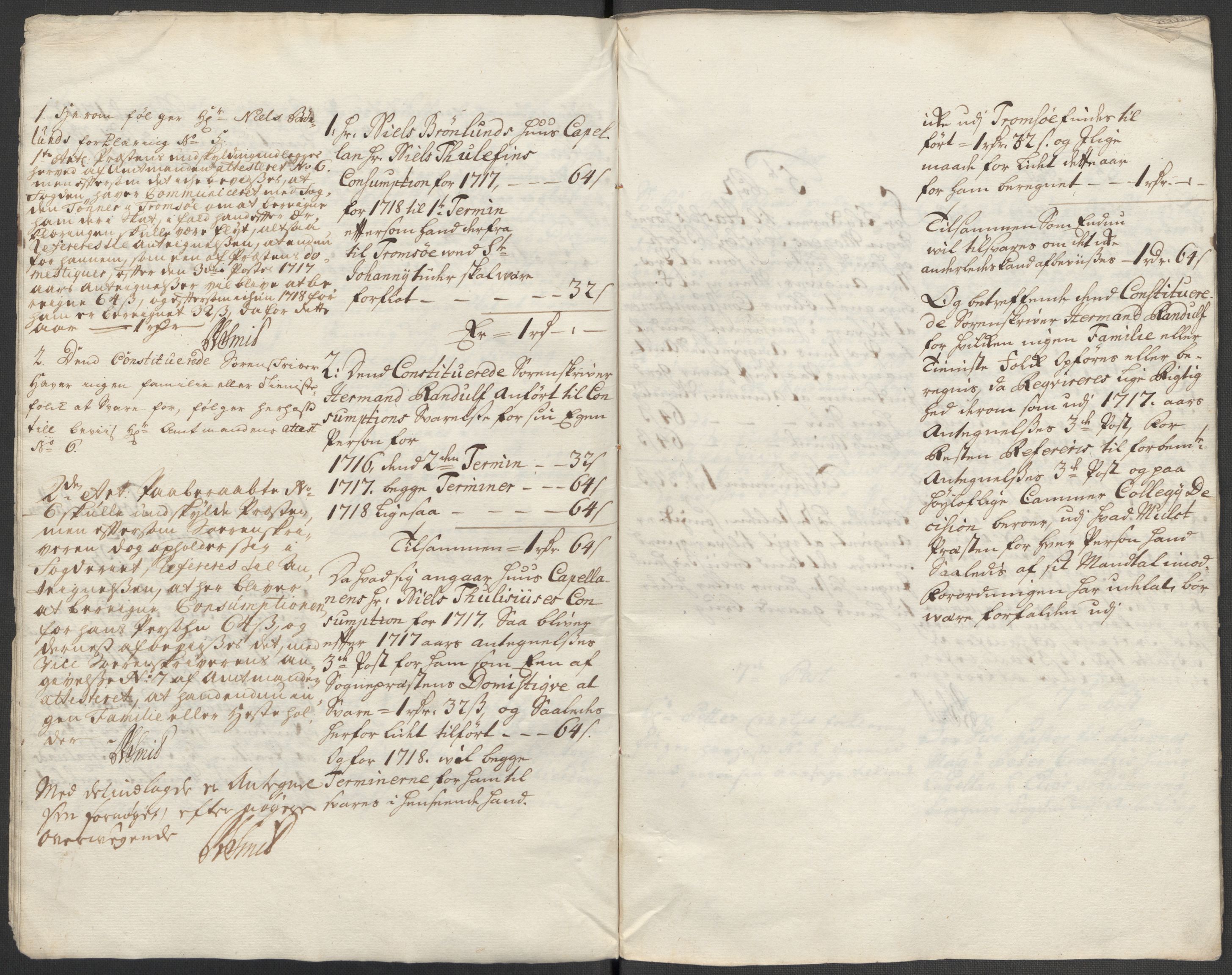Rentekammeret inntil 1814, Reviderte regnskaper, Fogderegnskap, AV/RA-EA-4092/R67/L4684: Fogderegnskap Vesterålen, Andenes og Lofoten, 1718, s. 413