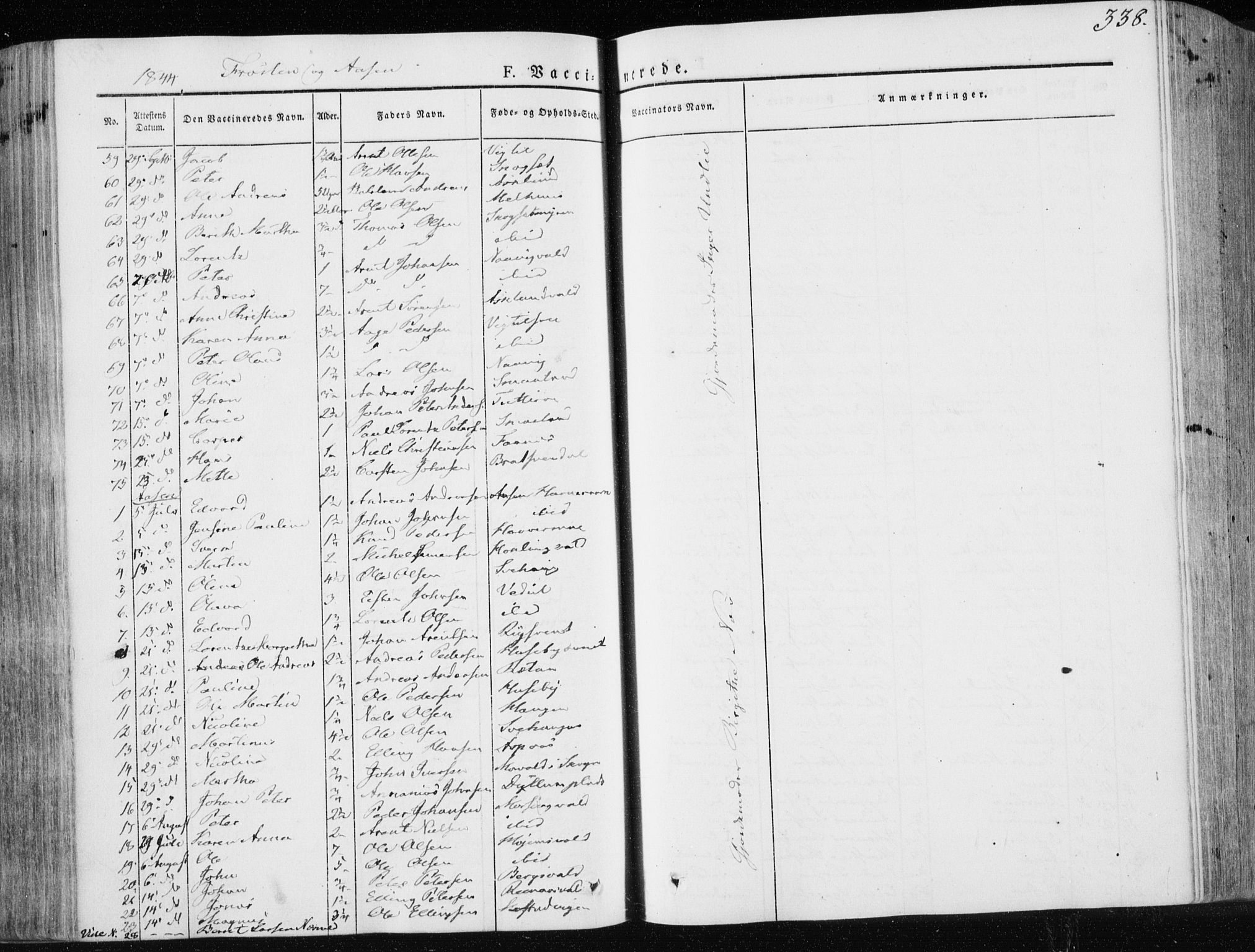 Ministerialprotokoller, klokkerbøker og fødselsregistre - Nord-Trøndelag, SAT/A-1458/713/L0115: Ministerialbok nr. 713A06, 1838-1851, s. 338